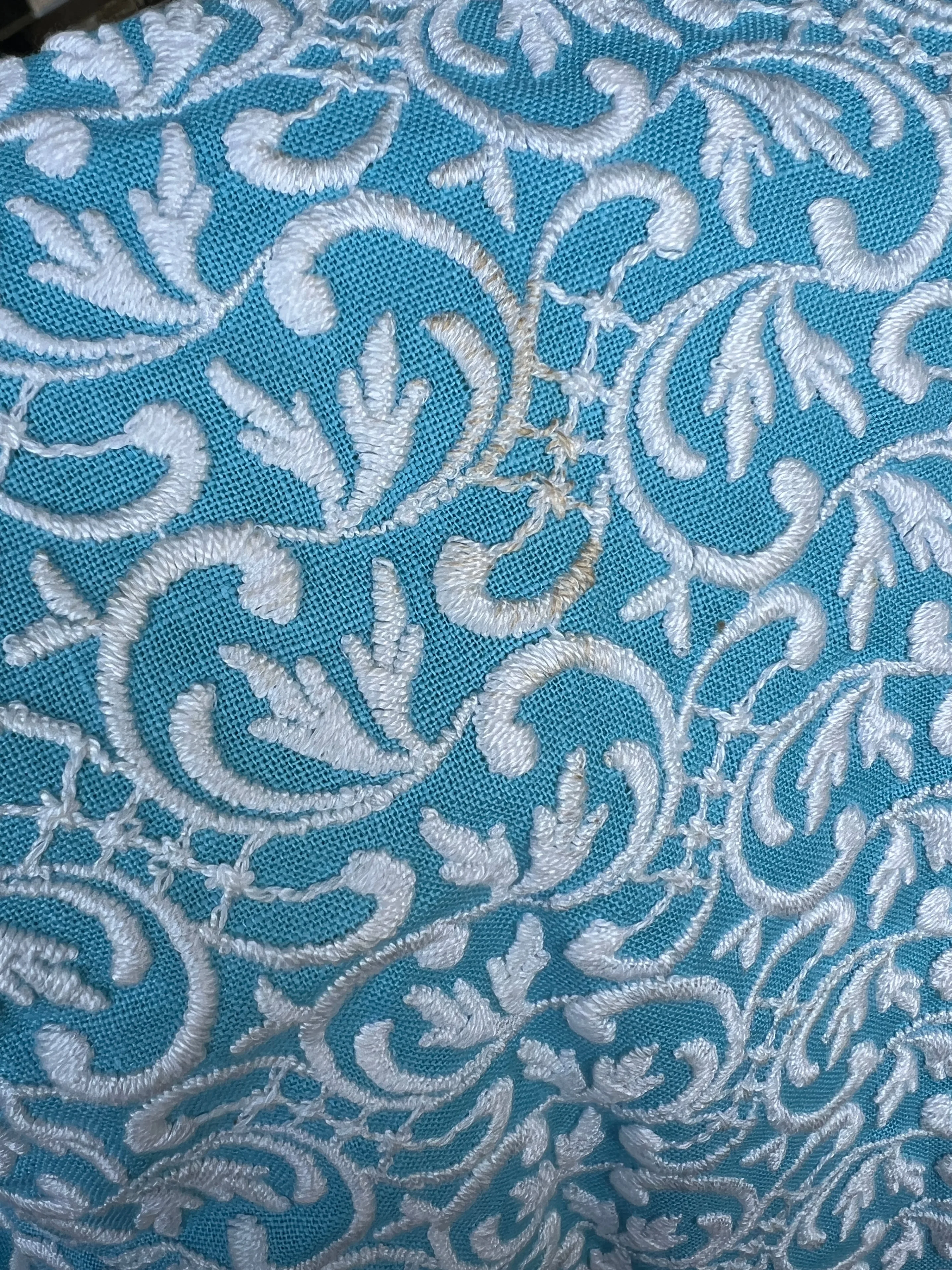 Vintage MCM 1960s Embroidered Dress image indicator(4)