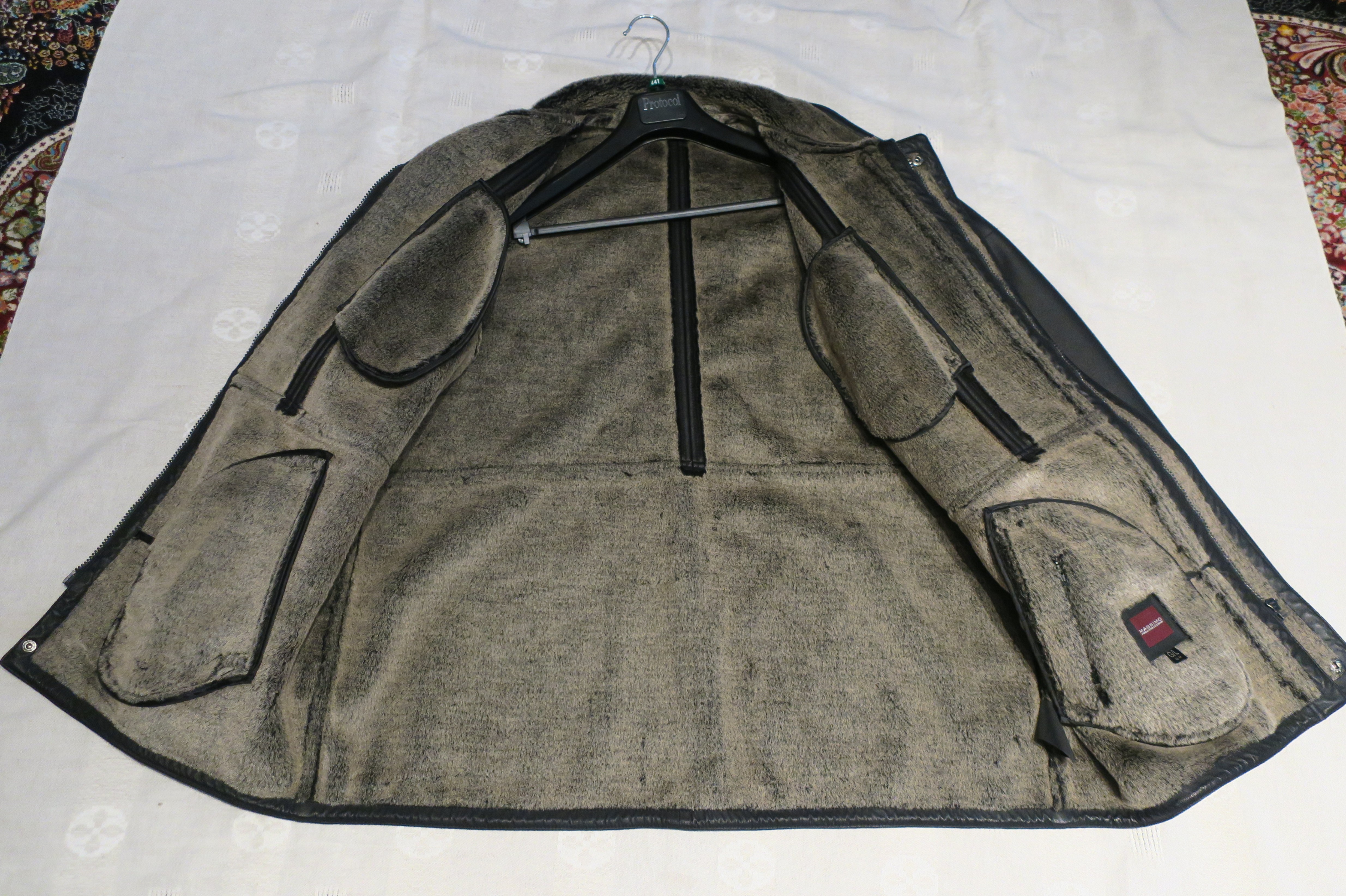 Massimo Men's Leather Jacket Like NEW Condition! - photo 5