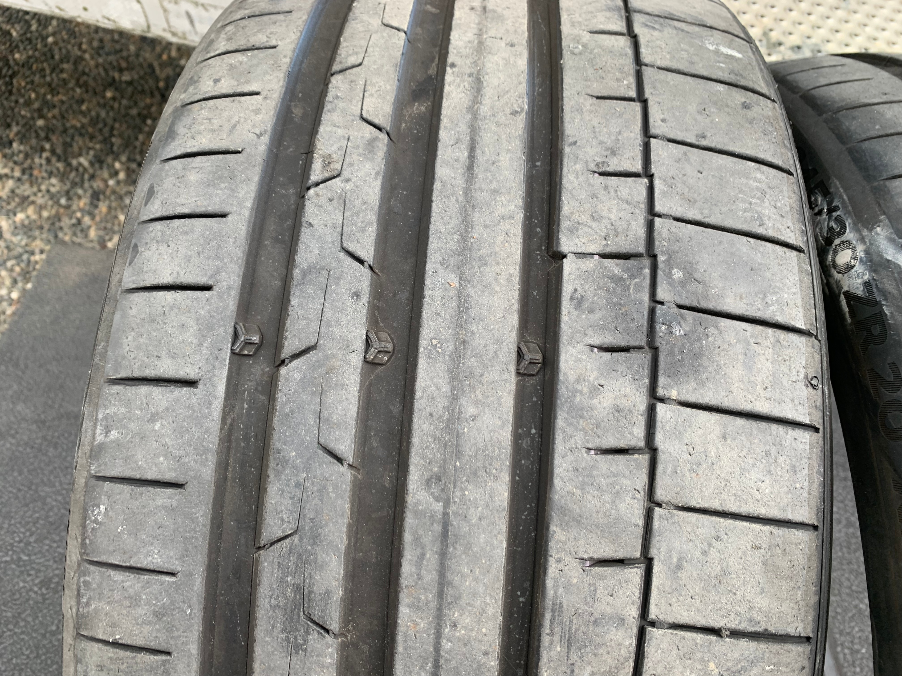 PAIR of 245/30/20 90Y Continental Sport Contact 6 with 50% tread - photo 3