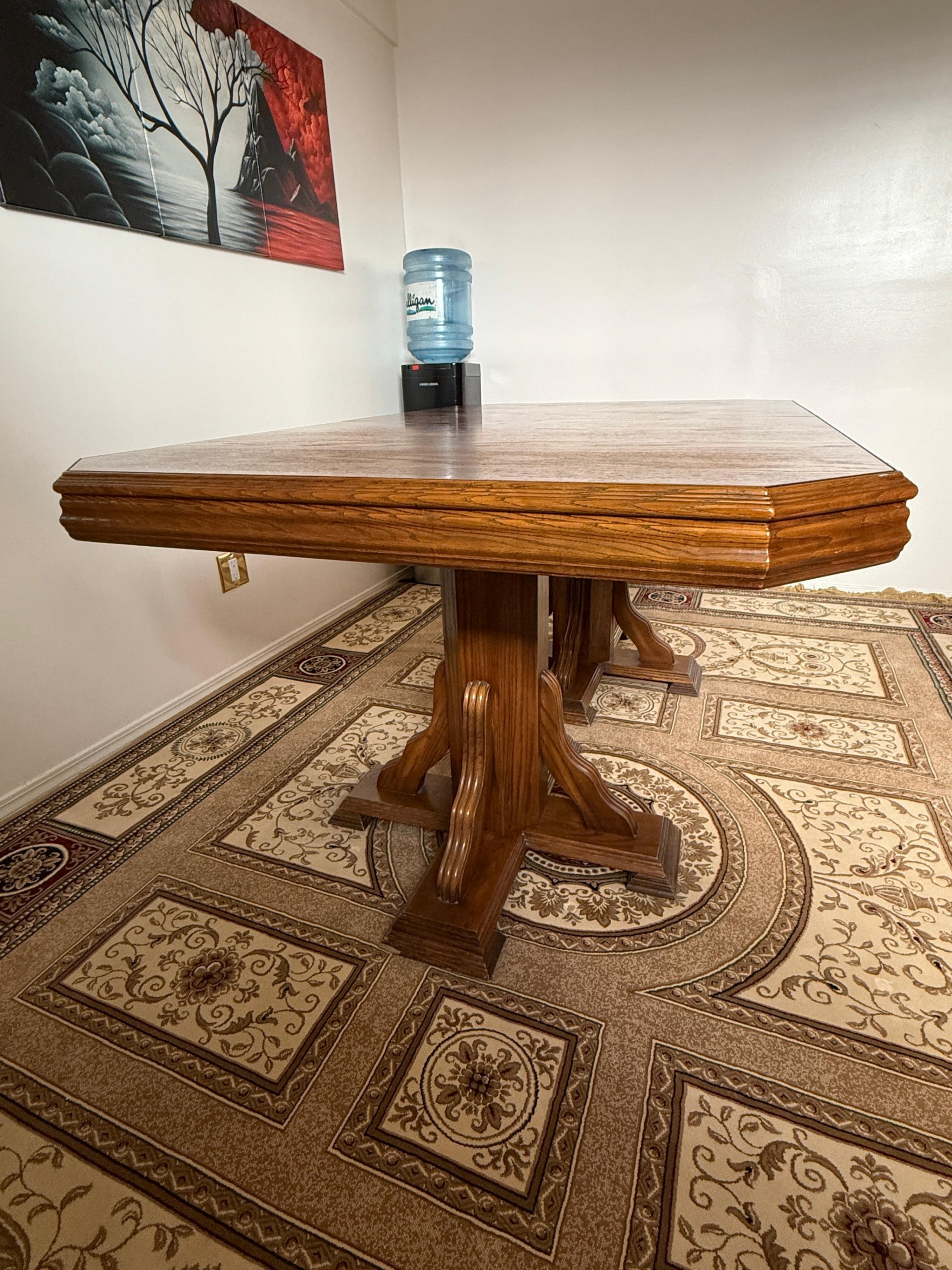 Extension Dining Table with 6 chairs (66" plus 15.5" extension) - photo 2
