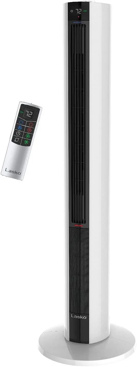 (RATED BEST) Lasko FH500 Fan & Heater Tower, 42 Inch, White image indicator(4)