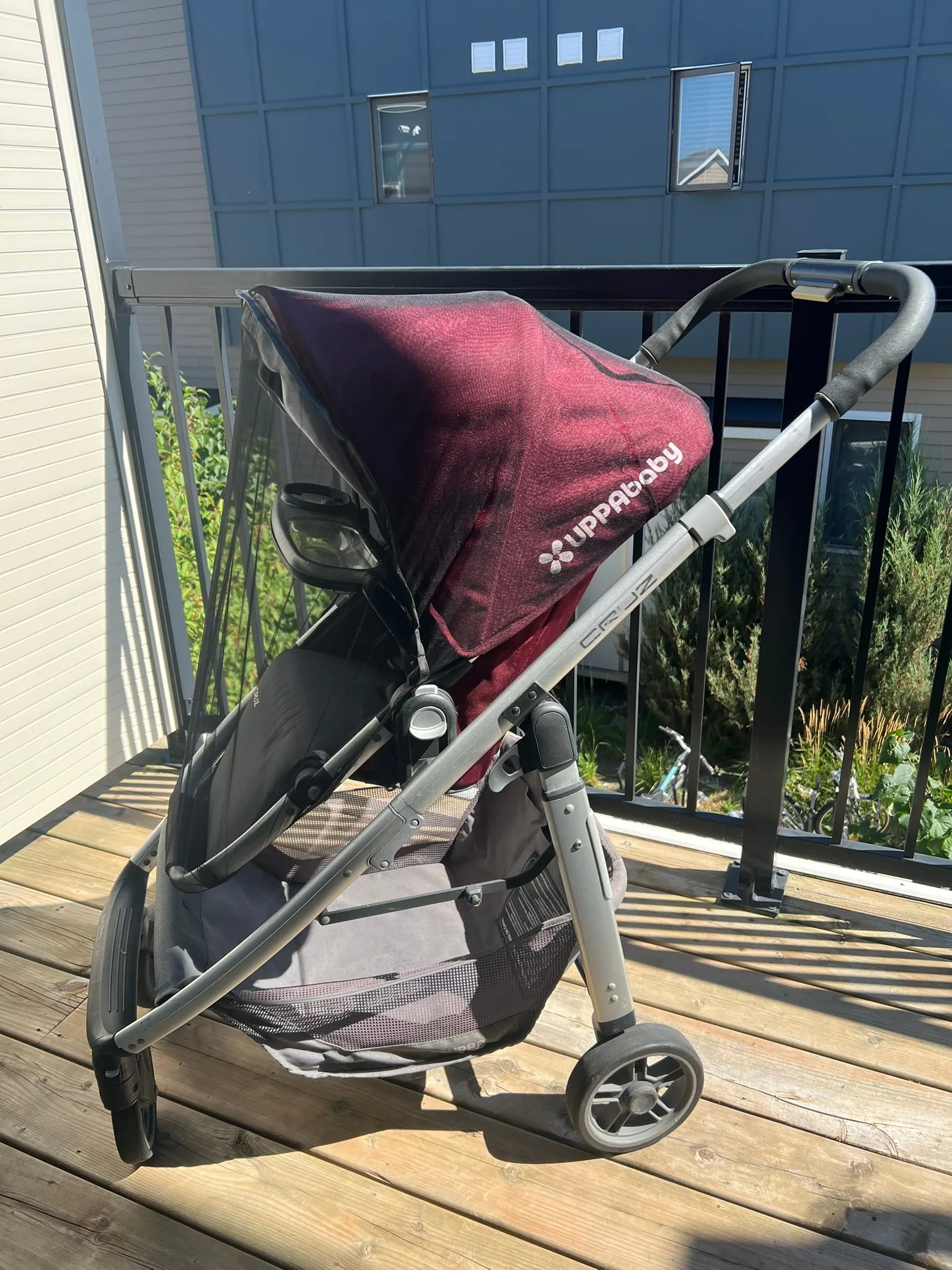 UPPAbaby Cruz Stroller –Rain / Mosquito Cover + Piggyback board image indicator(4)