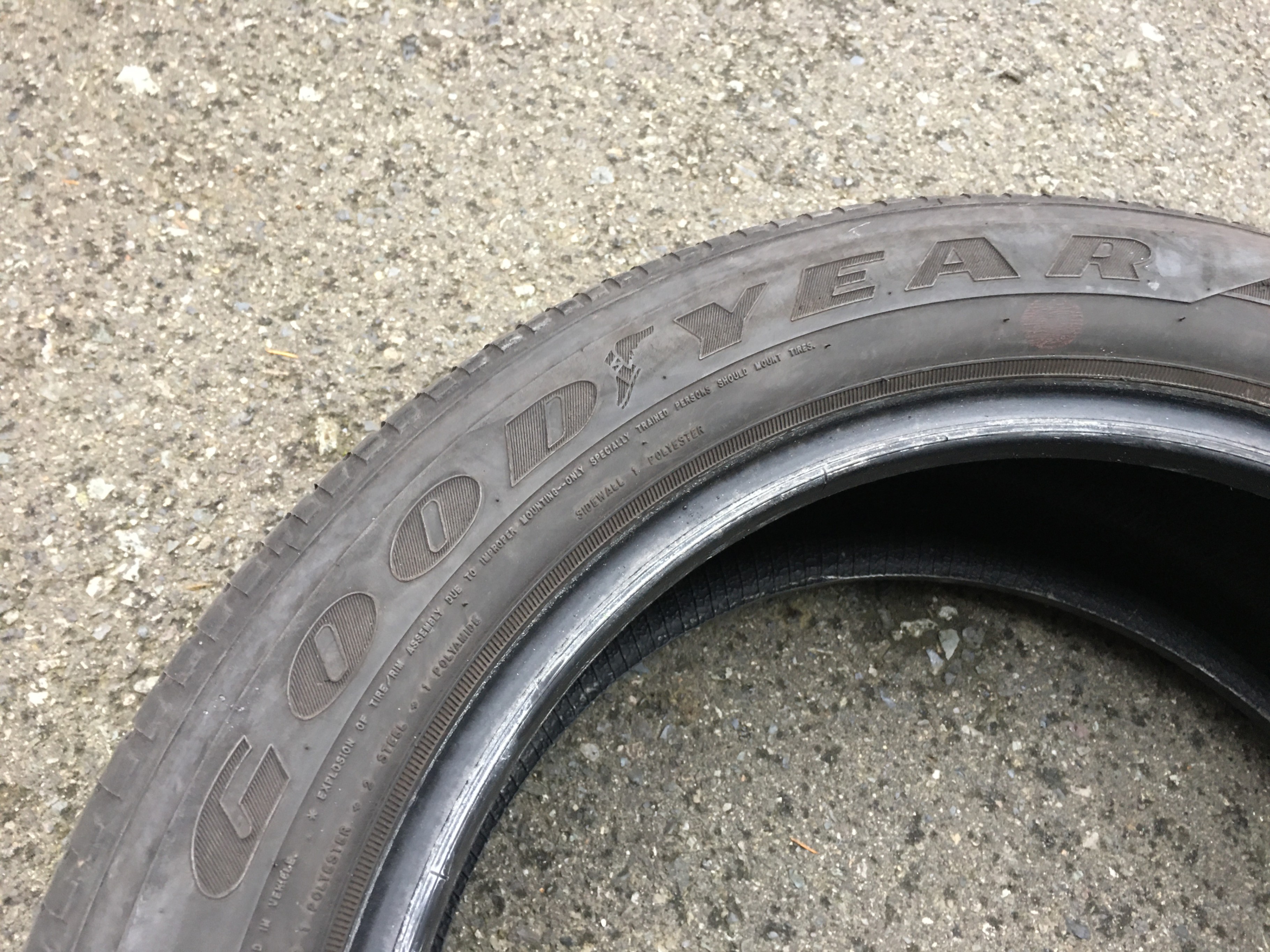 1 X single 225/50/18 95H M+S Goodyear eagle LS2 with 80% tread - photo 4