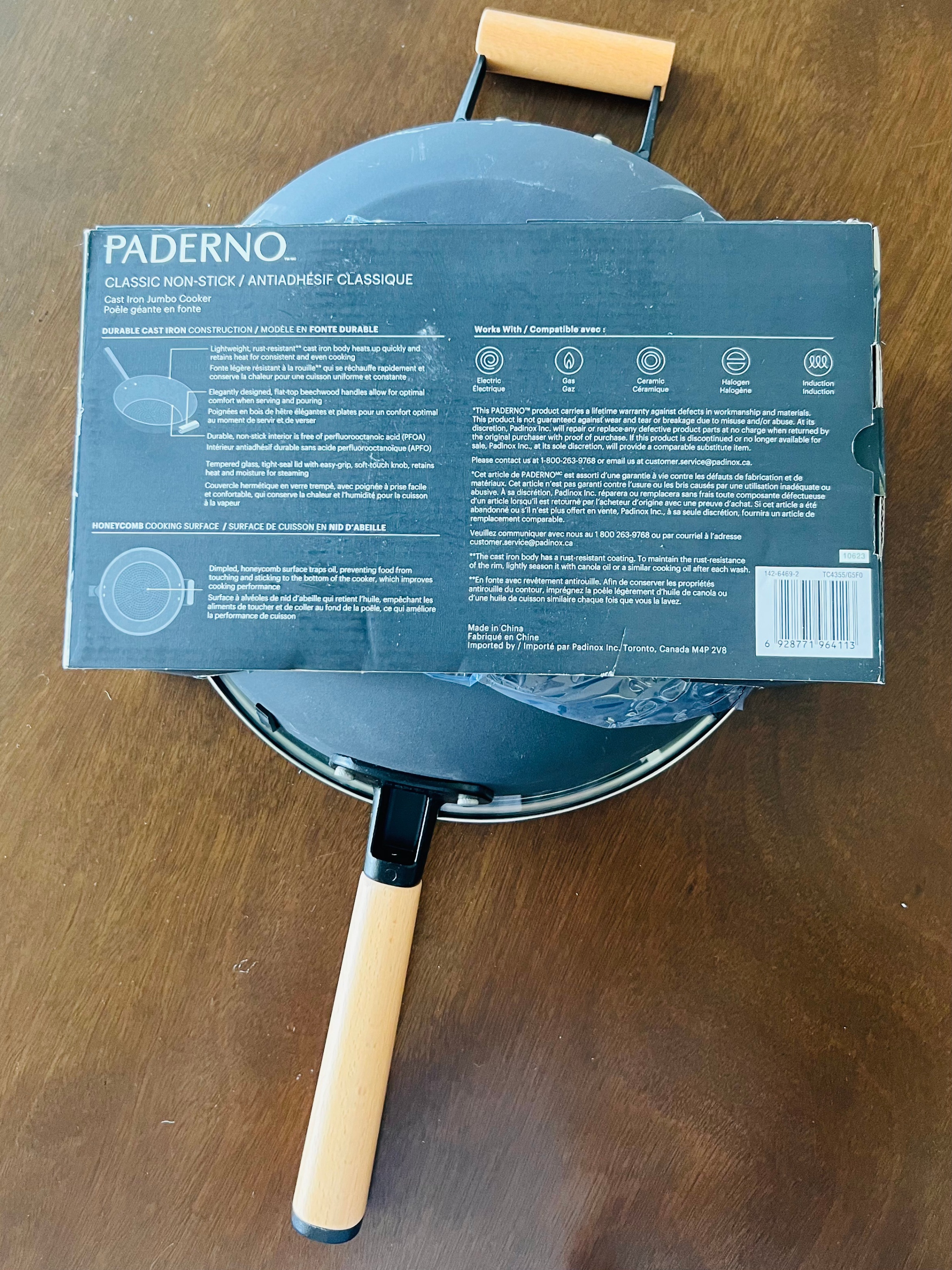 PADERNO Classic Cast Iron Jumbo Cooker - photo 4