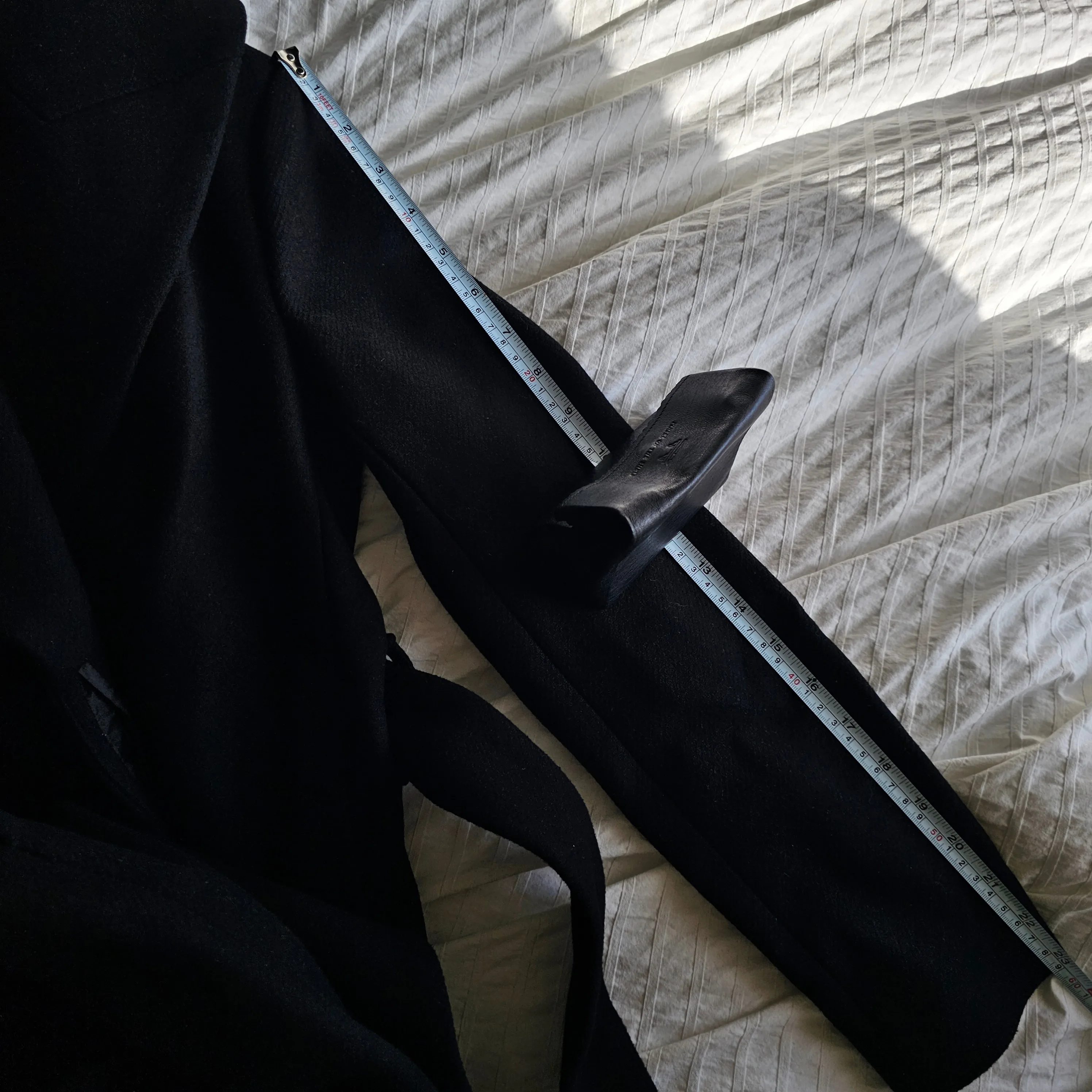 Reiss Cody Long Length Larger Lapel Coat - Black - Sz UK6/US2 image indicator(9)