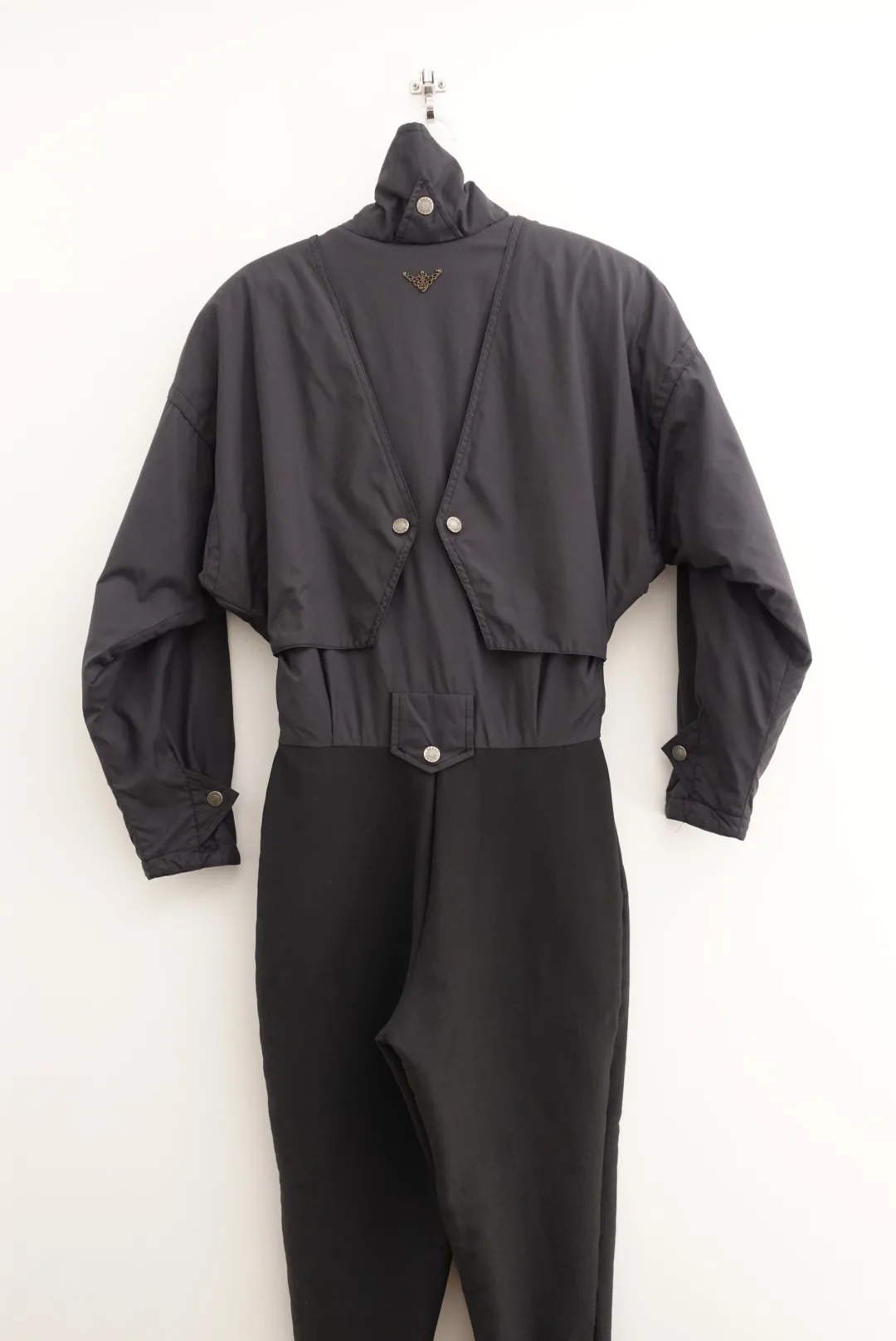 Vintage Retro 80s Serac Navy Ski Bunny Suit Snowsuit One Piece image indicator(3)