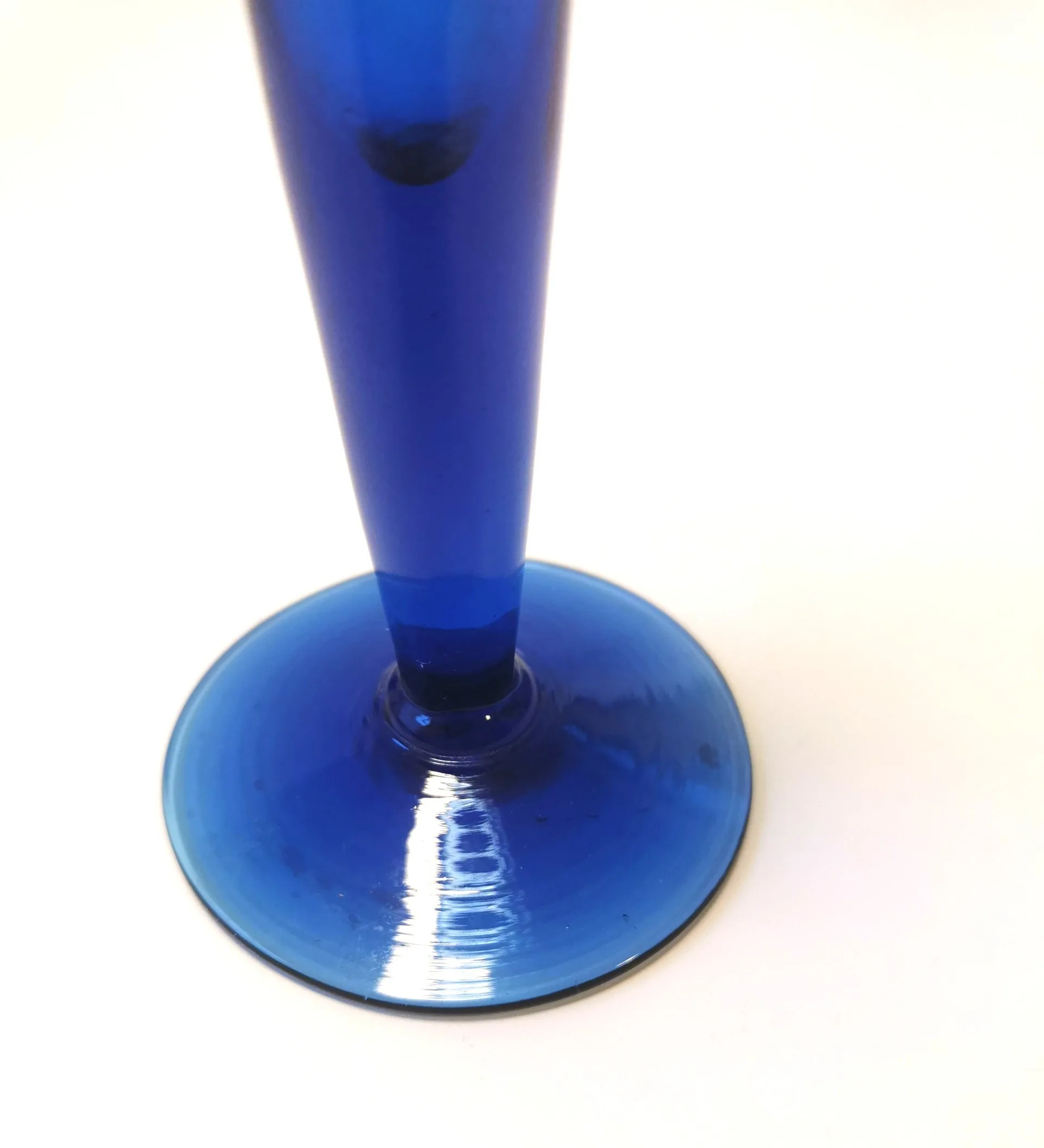 Vintage Cobalt Blue Vases Glass Bud Vase Botanical Vase Ceramic image indicator(6)