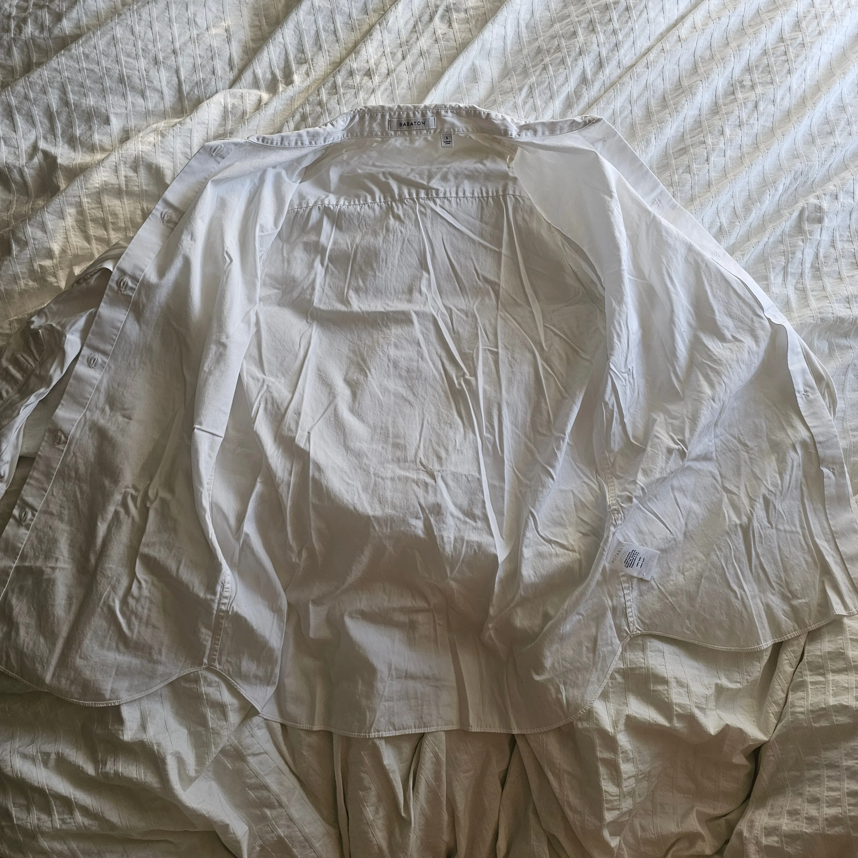 Aritzia Babaton Eric Blouse - 2017 - White - Sz S image indicator(3)