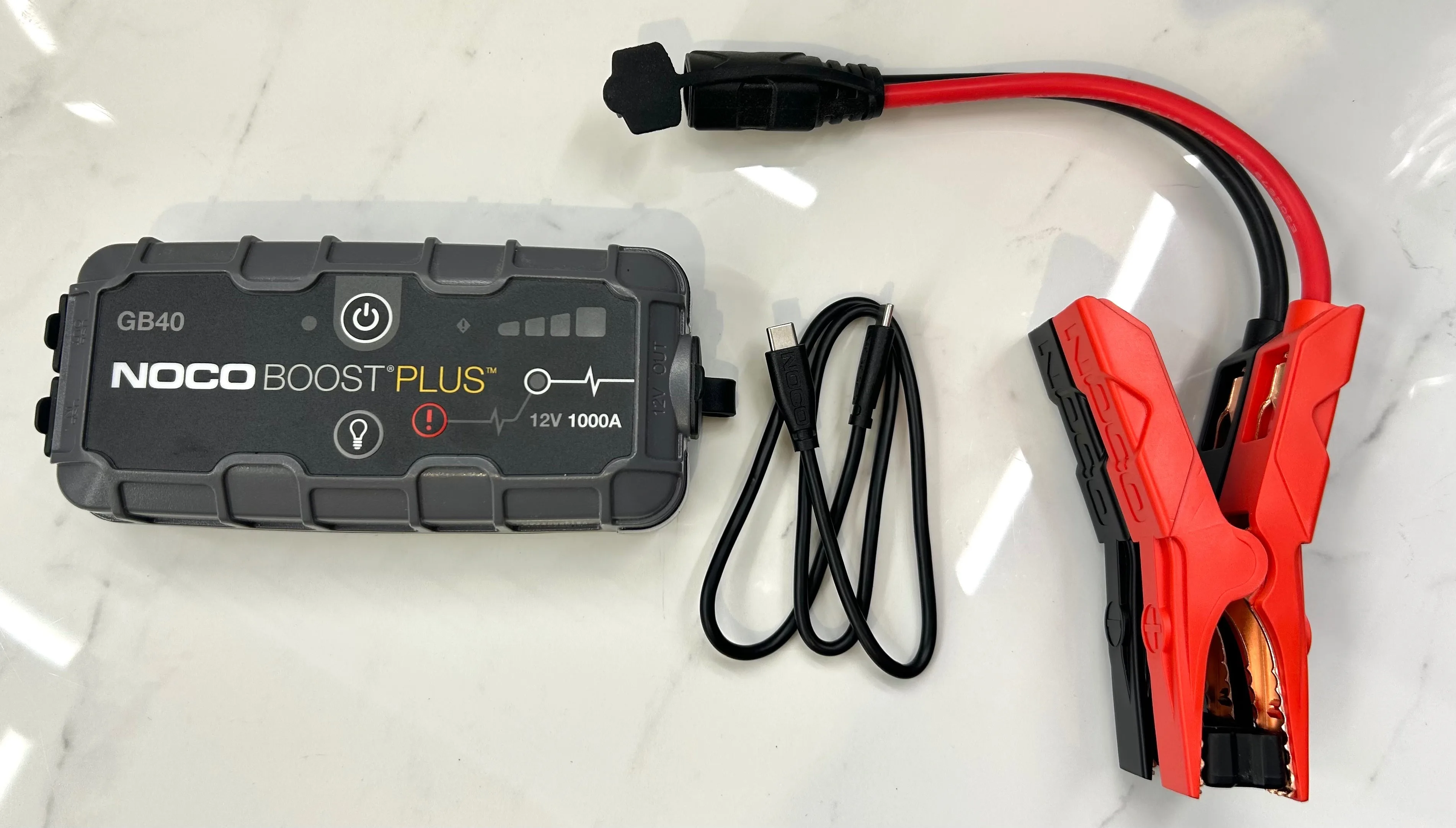 NOCO GB40 Boost Plus Booster Pack/Jump Starter, 1000-Amp, 12V thumbnail