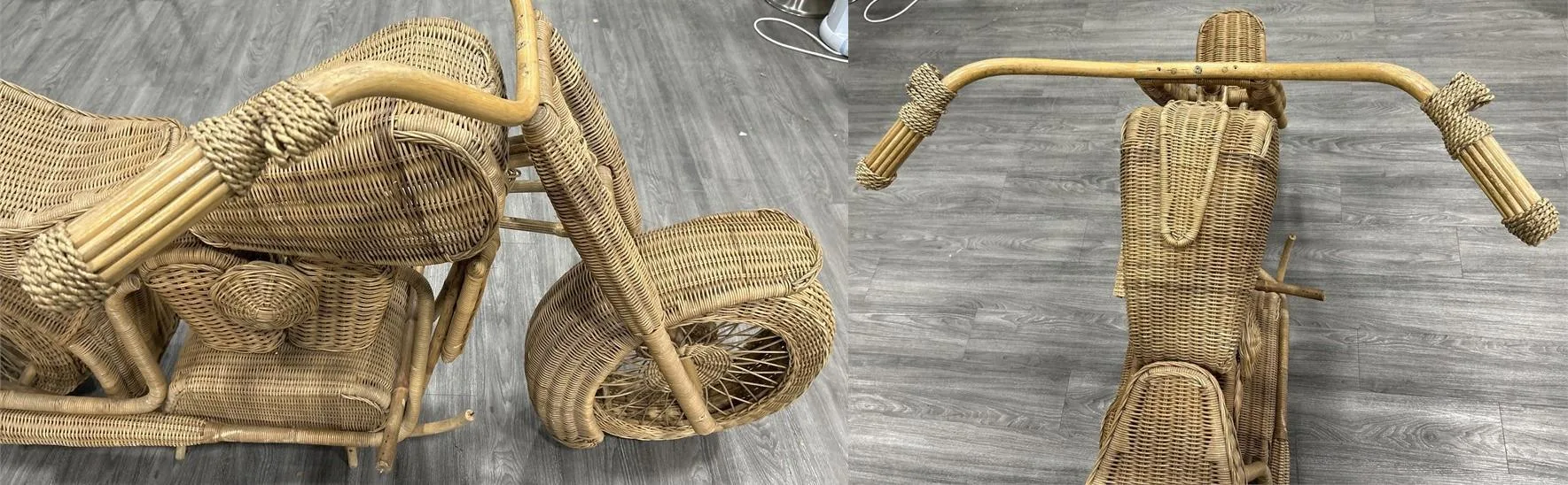 EXTREMELY RARE – 1980s Wicker Harley-Davidson by Tom Dixon image indicator(5)