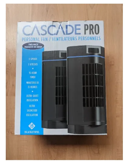 Personal fan ( 3 speeds and programmable) thumbnail