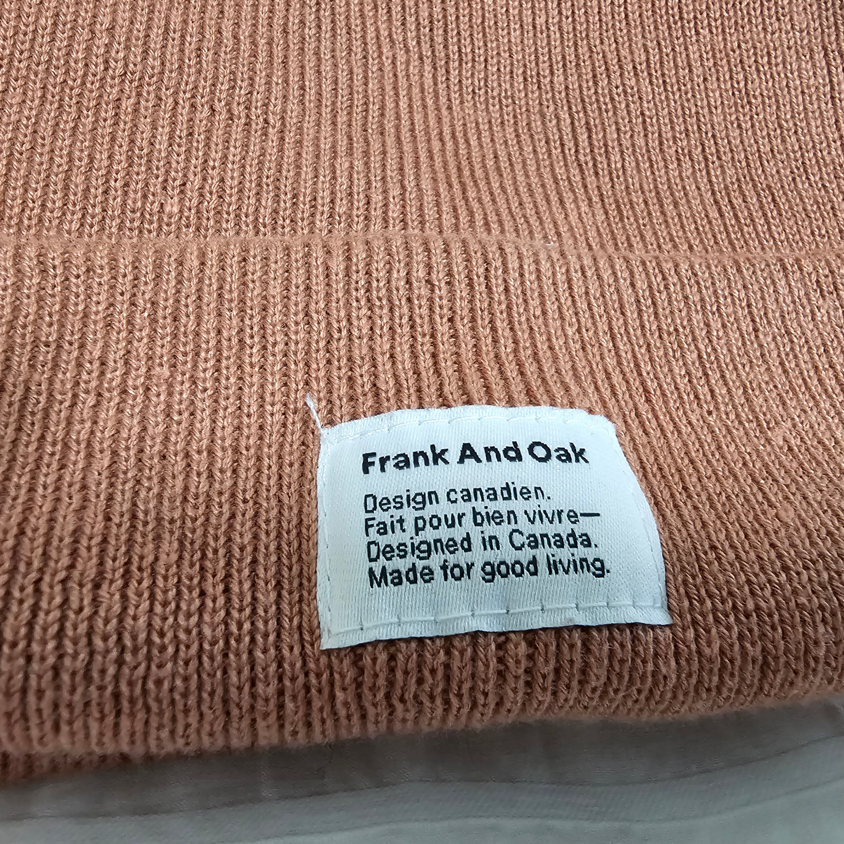 Frank and Oak Beanie - Salmon Pink - photo 3