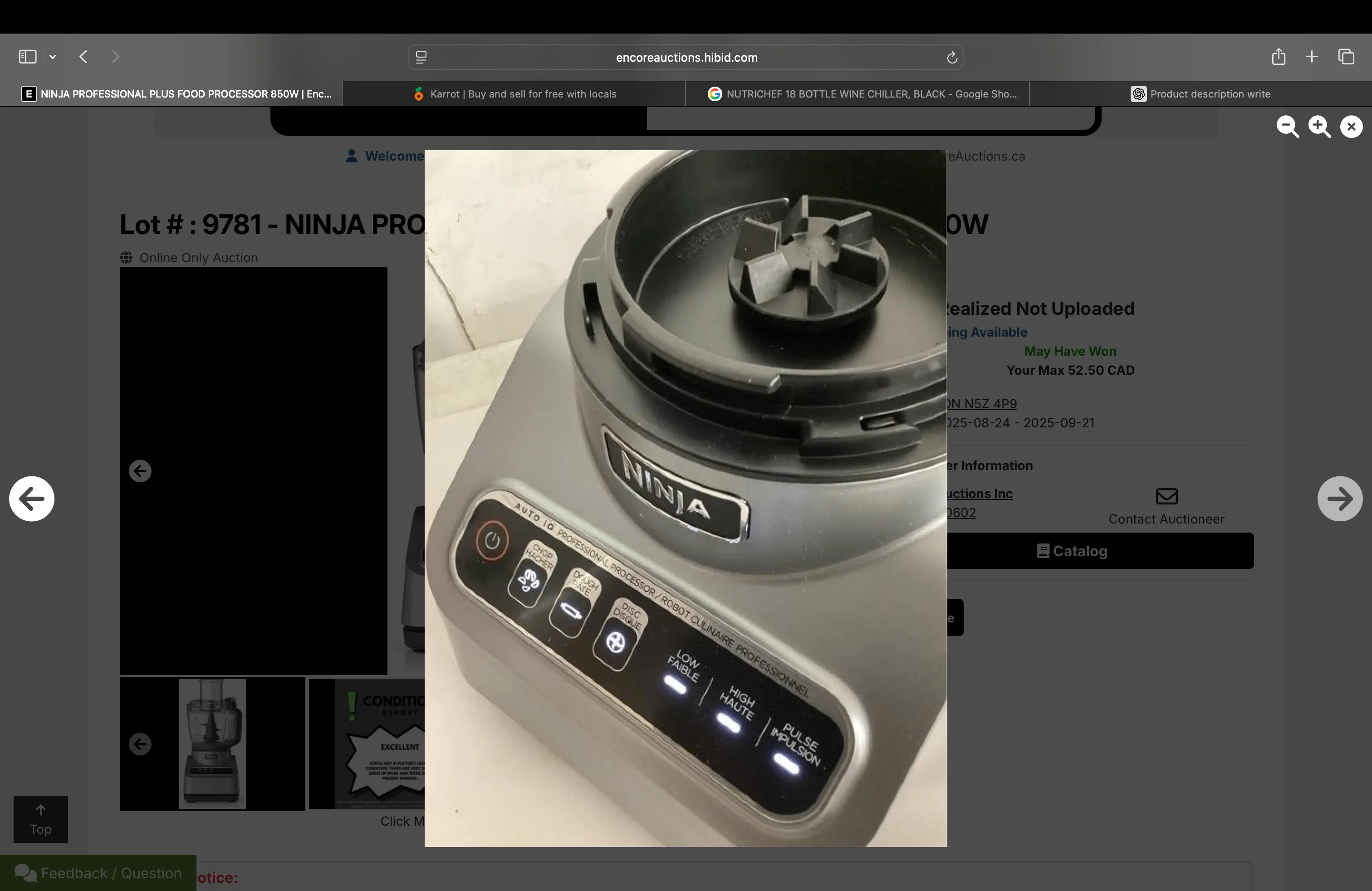NINJA PROFESSIONAL PLUS FOOD PROCESSOR 850W image indicator(6)