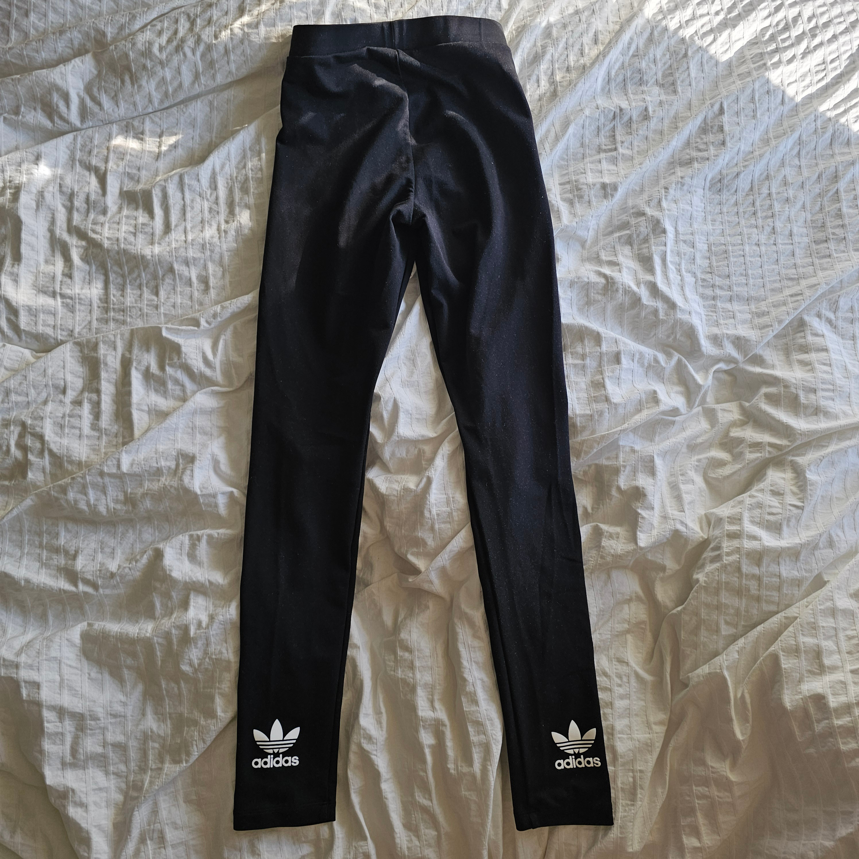 Adidas Originals Trefoil Tight Leggings - Black - Sz XS - photo 3