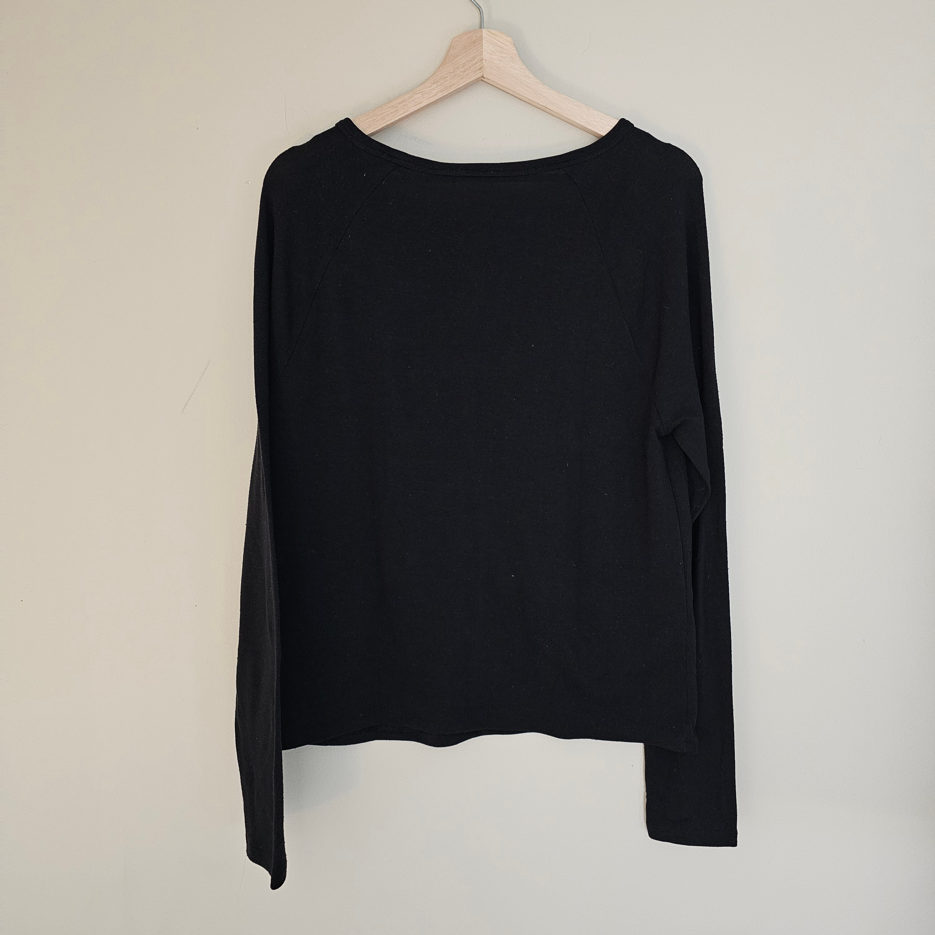 Aritzia Wilfred Free - Free Lounge Longsleeve Shirt - Black - S - photo 2