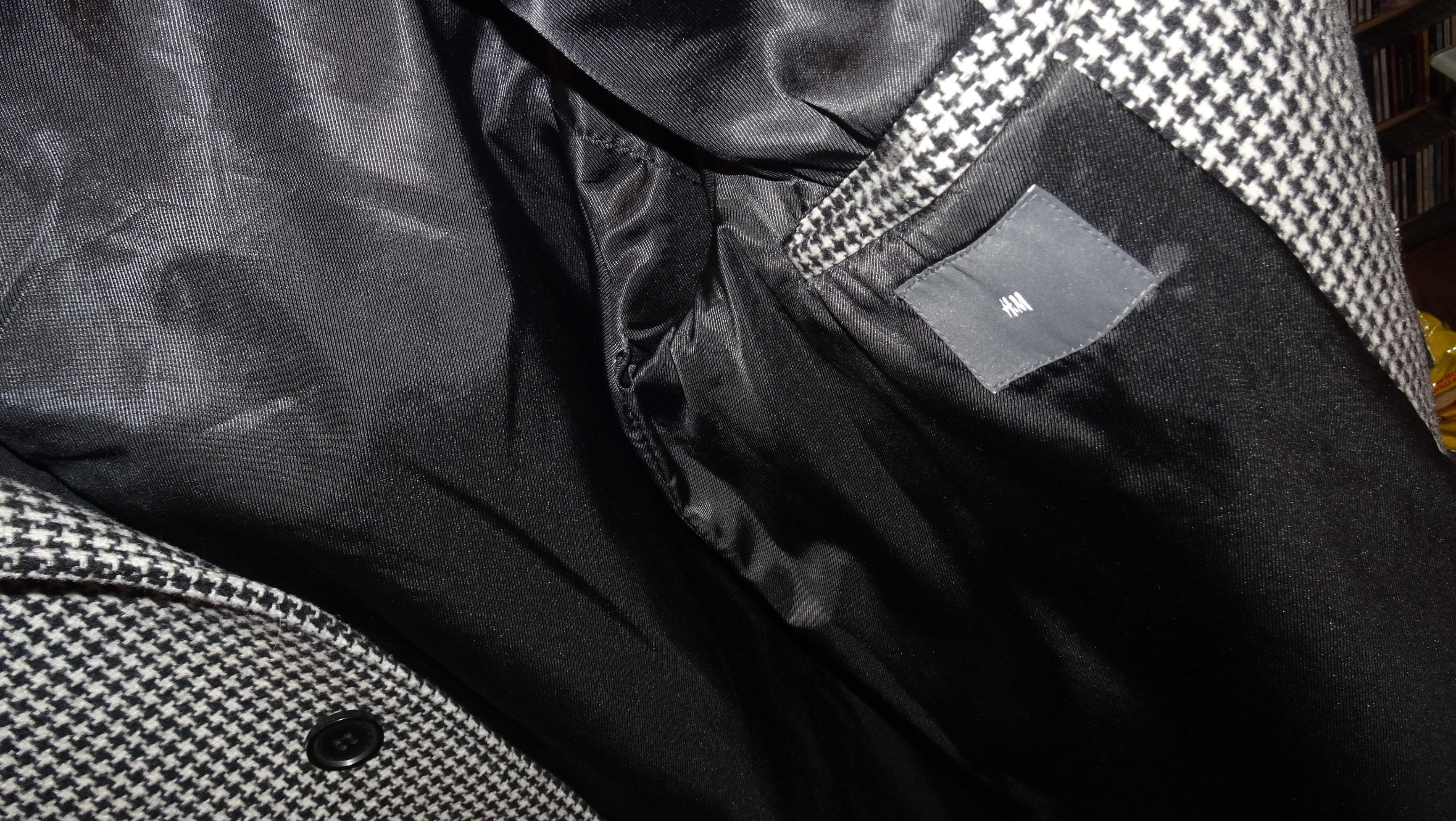 Men's H&M Herringbone Coat Like NEW! - photo 3