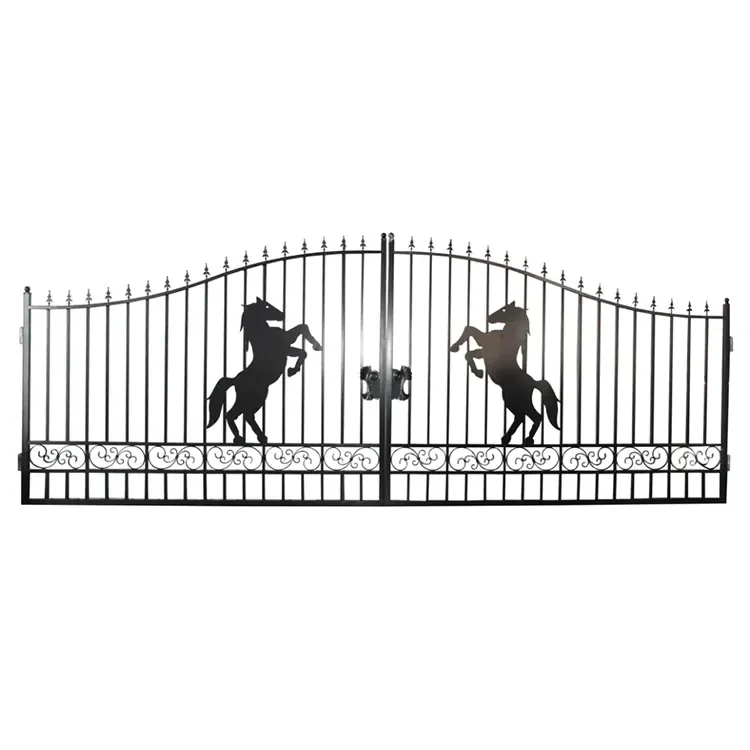 Horse Design Dual Swing Gate thumbnail