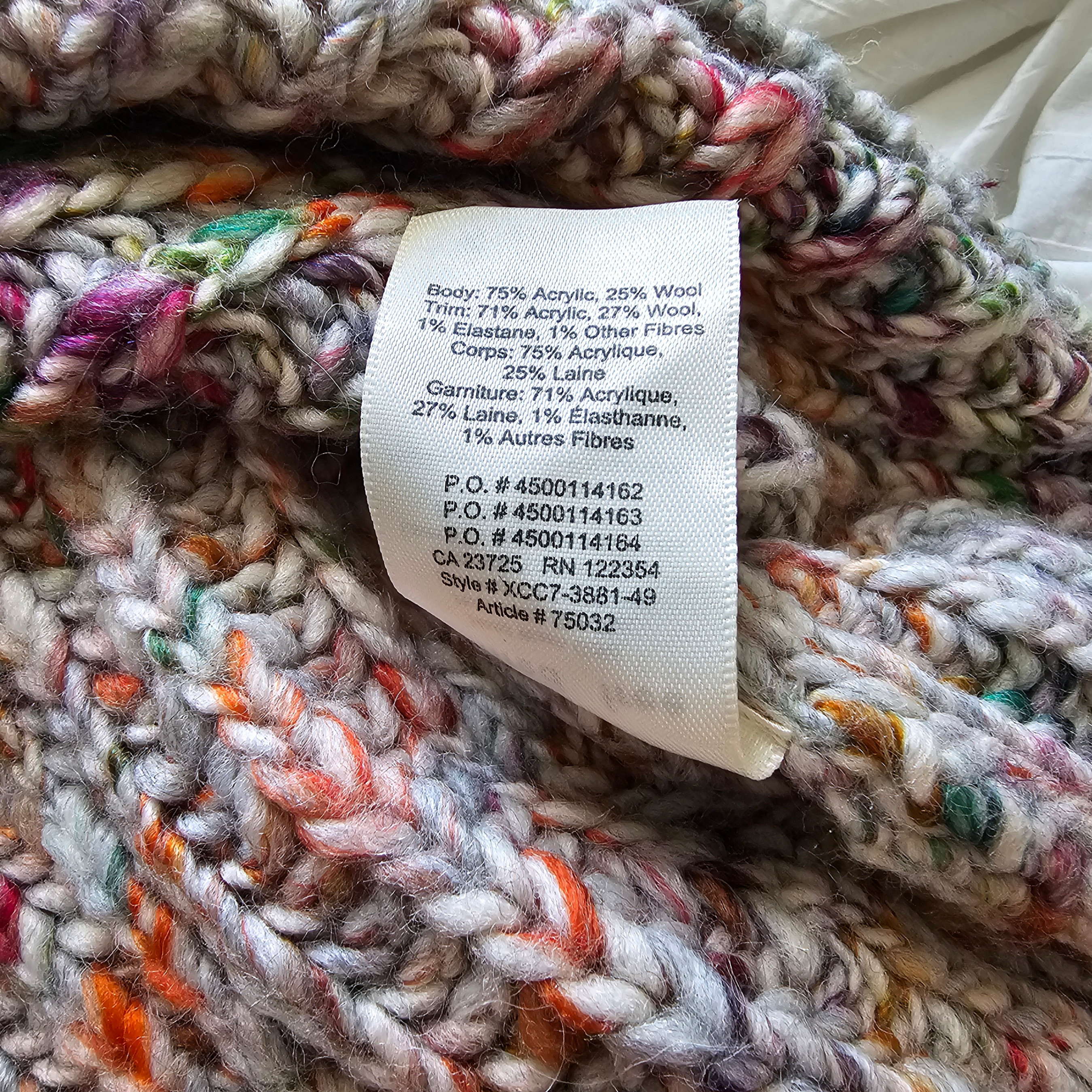 Aritzia Wilfred Free Retrograde Sweater - Primary Rainbow - Sz S - photo 4