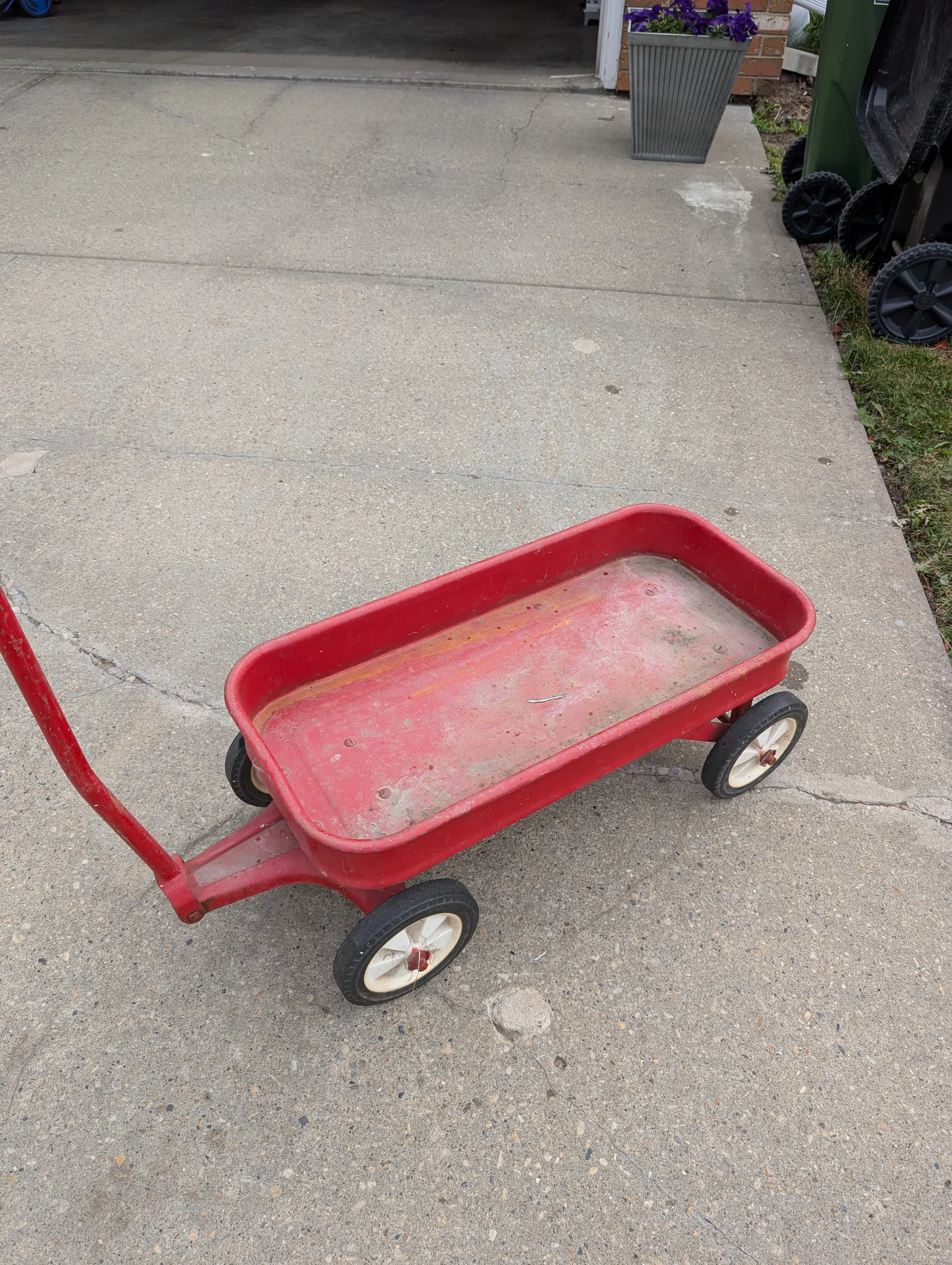 Vintage Radio Flyer Wagon - little red wagon image indicator(2)