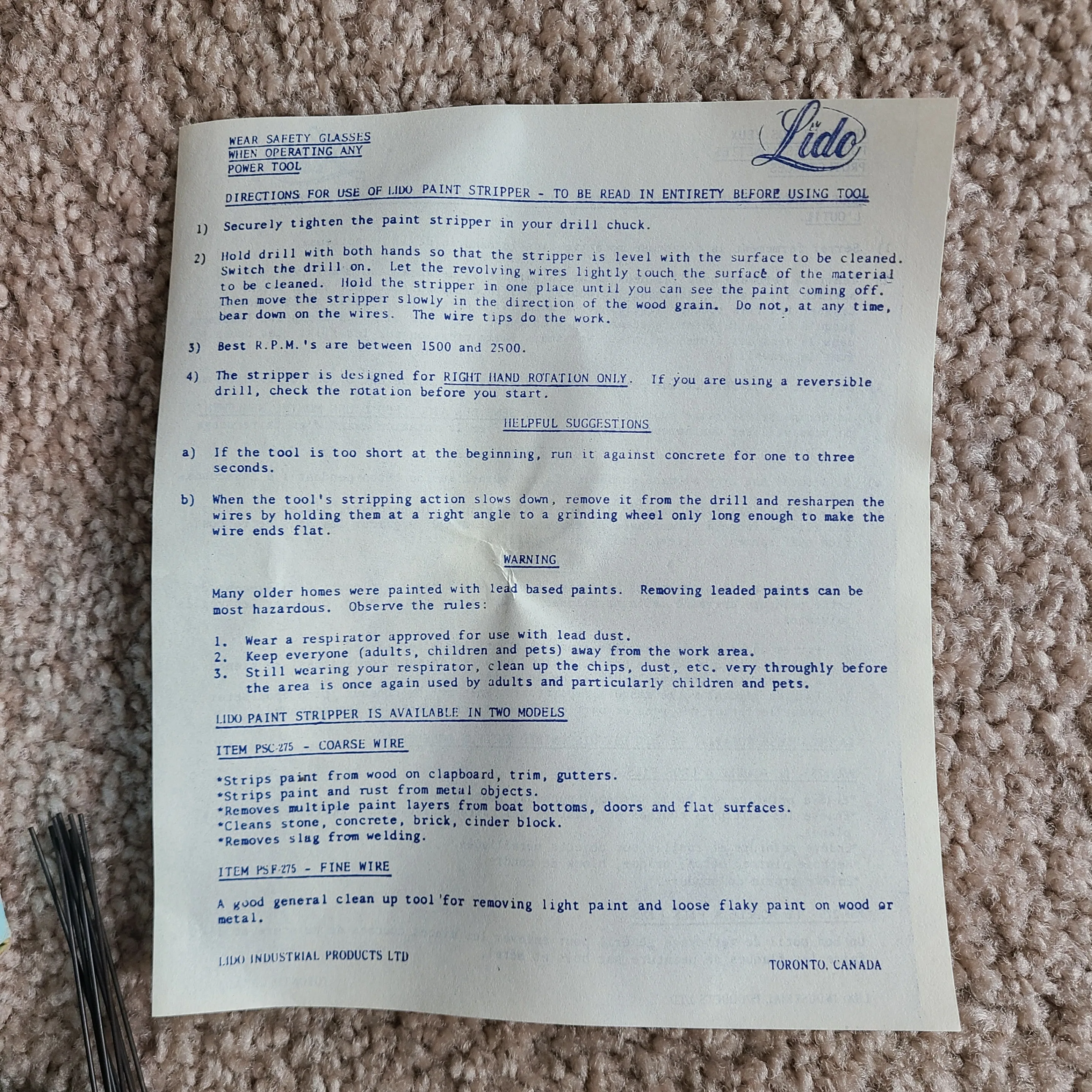 FINE grade Power Stripper Powers Paint & Rust off image indicator(5)