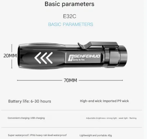 Super bright flashlight rechargeable glare long-range xenon lamp image indicator(10)