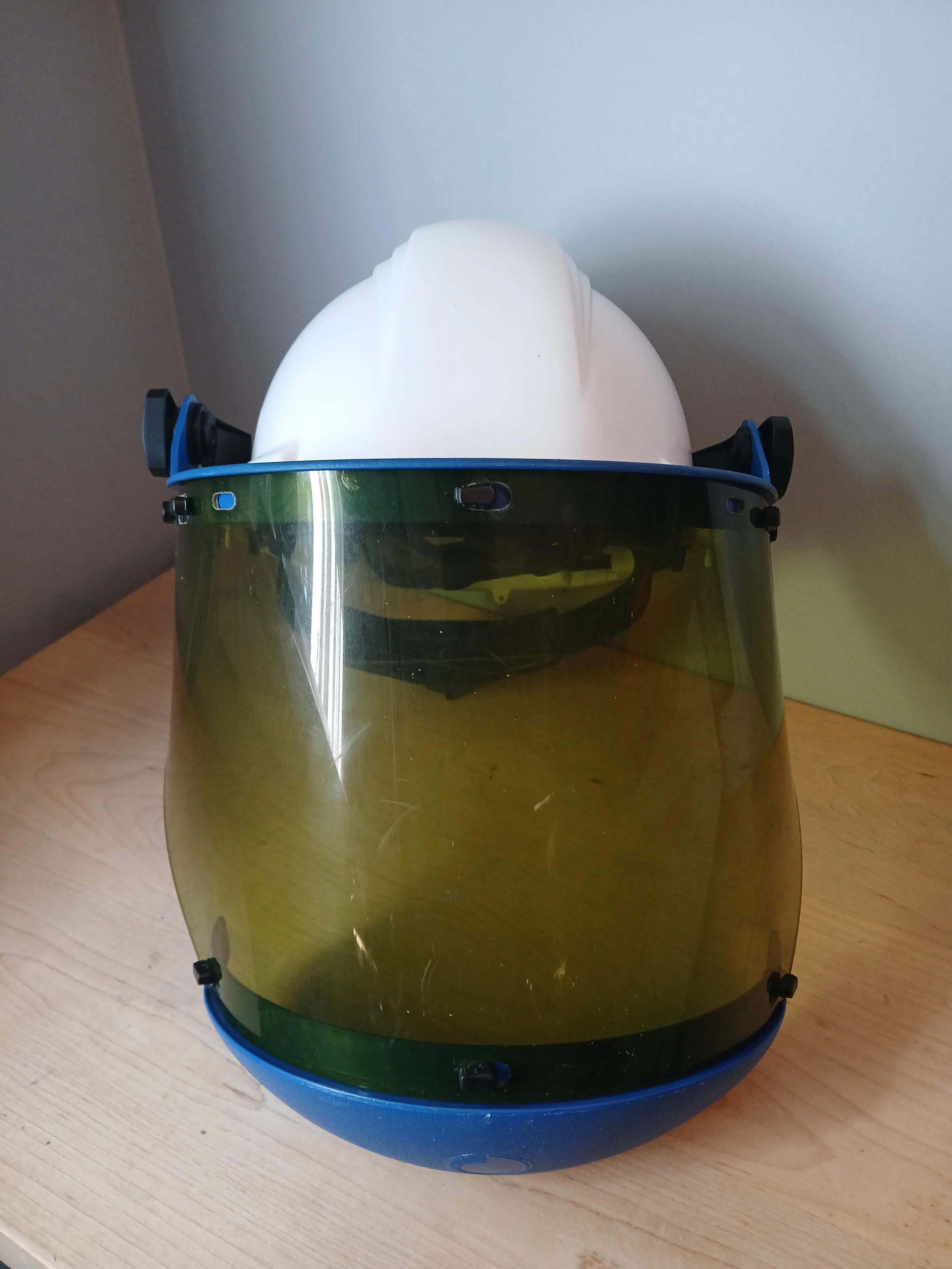 SHIELD CRACKED Hard Hat + Arc Face Shield – Paulson & North image indicator(2)