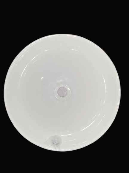 Karran Valera 17" White Vessel Sink Gently Used w/ Overflow