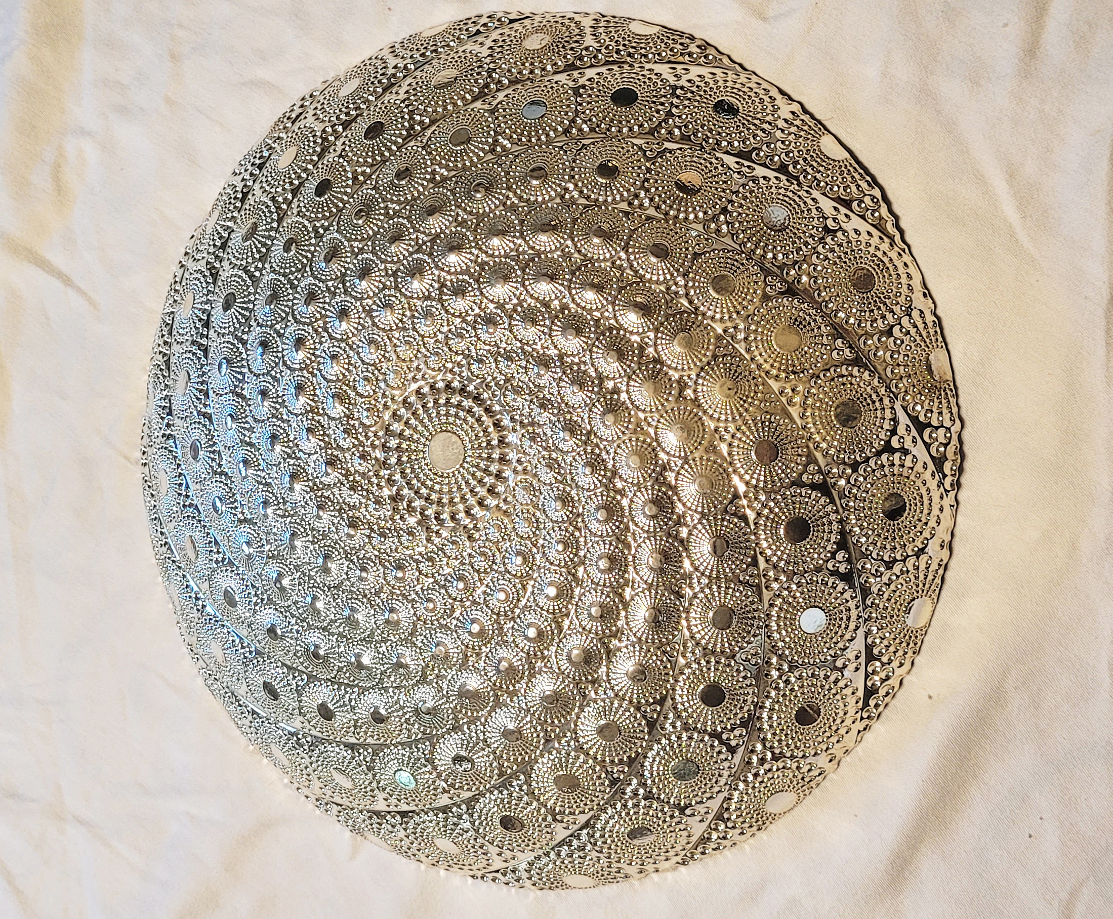 Genuine Silver and Glass Decorative Bowl - photo 3