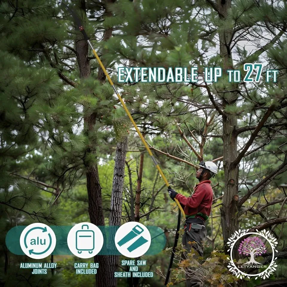 Extendable Pole Saw Tree Trimmer thumbnail
