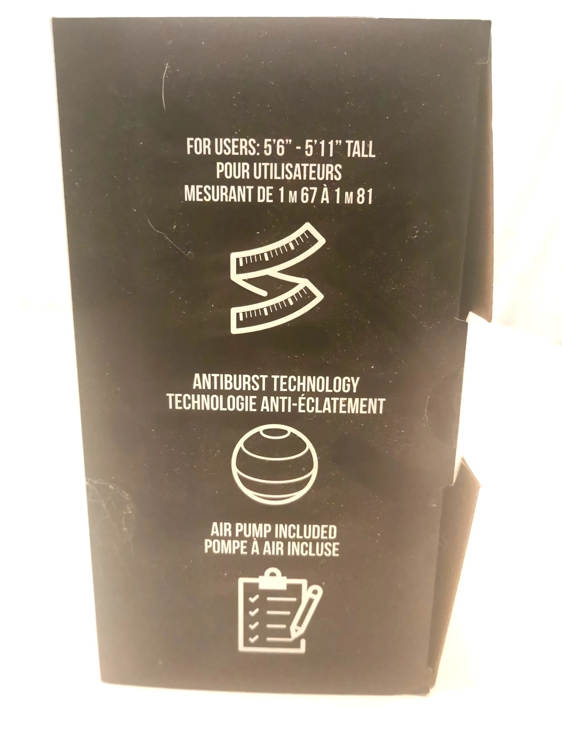 Exercise Ball GOZONE 65cm for people five foot 6 to five foot 11 image indicator(4)