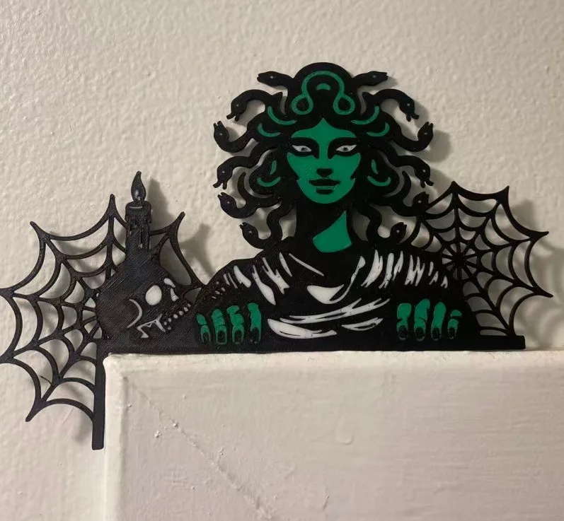 Medusa Corner Decor | Halloween Spooky Decoration thumbnail