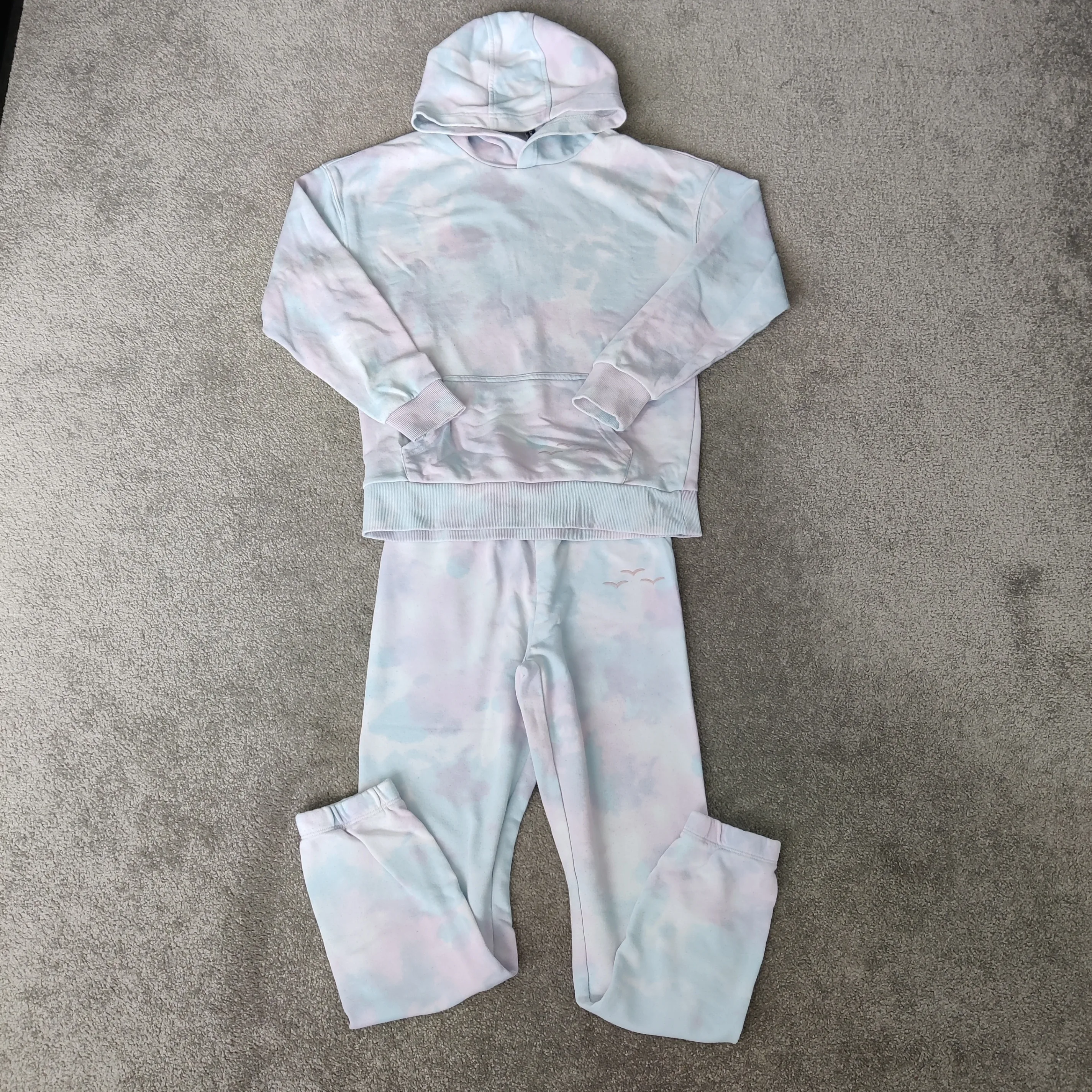Lazypants Girl's Tie Dye Sweatpants and Hoodie Set Size 10 Years thumbnail
