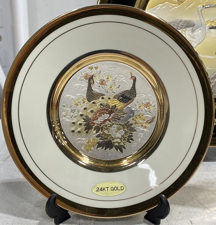 5-Piece Japanese Chokin Art Set – 24K Gold Trim - photo 5