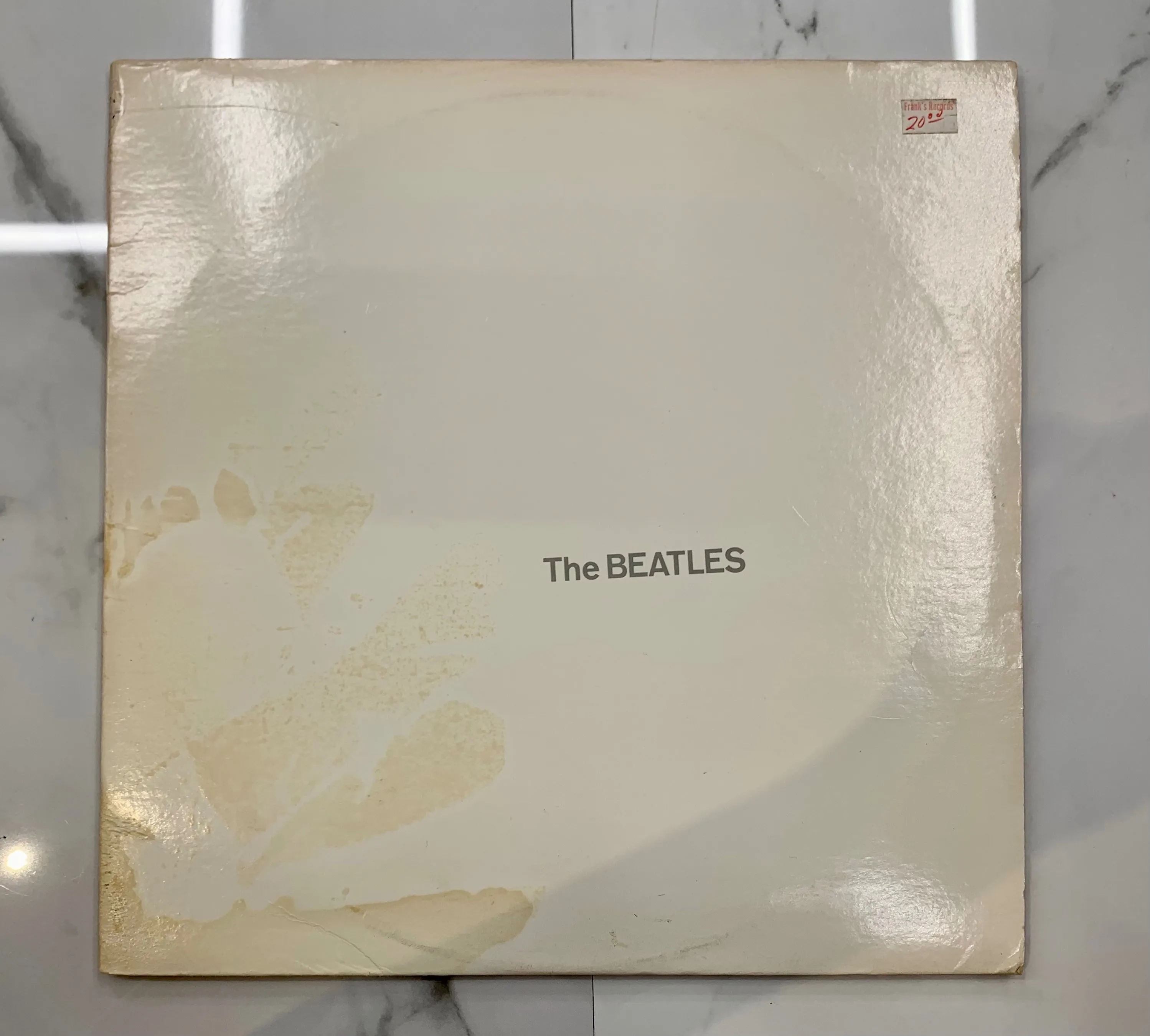 The Beatles White Album on White Vinyl Capitol Records from 1978 thumbnail