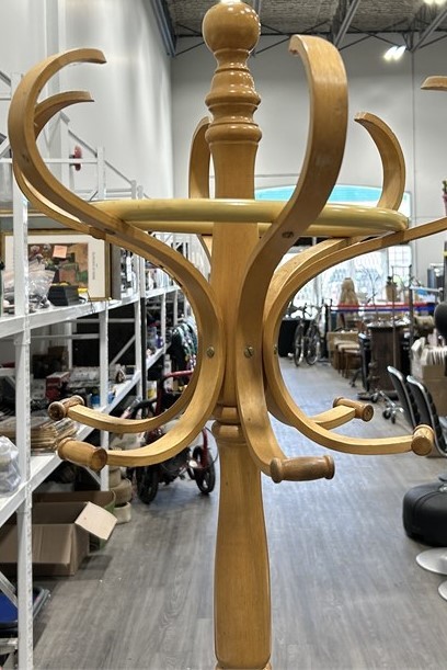 Pair of Vintage 1970s Thonet Style Bentwood Coat Racks – MCM - photo 3