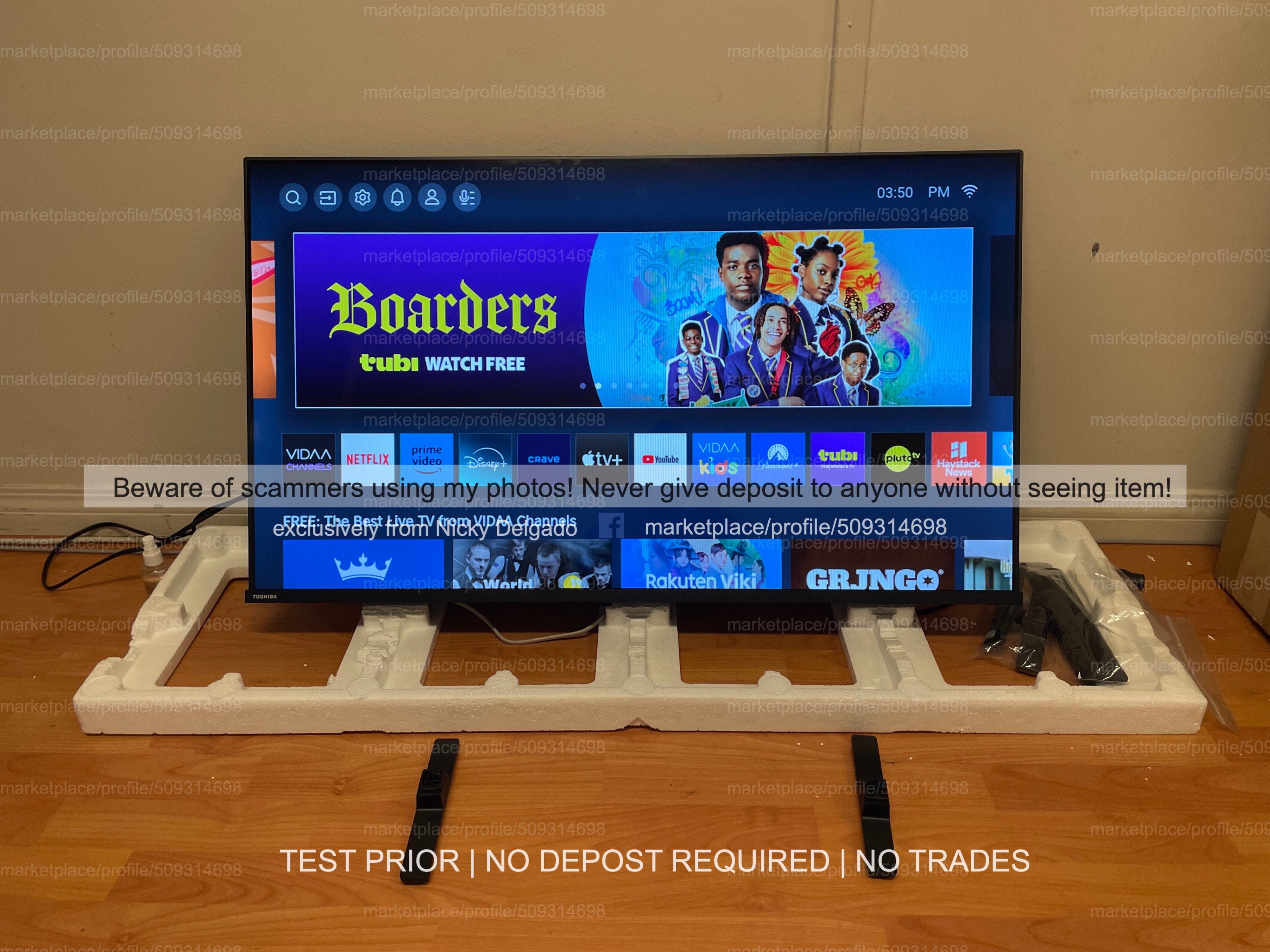 Toshiba 43" 43V35MC 1080p HD LED Vidaa Smart TV - 2024 - $230