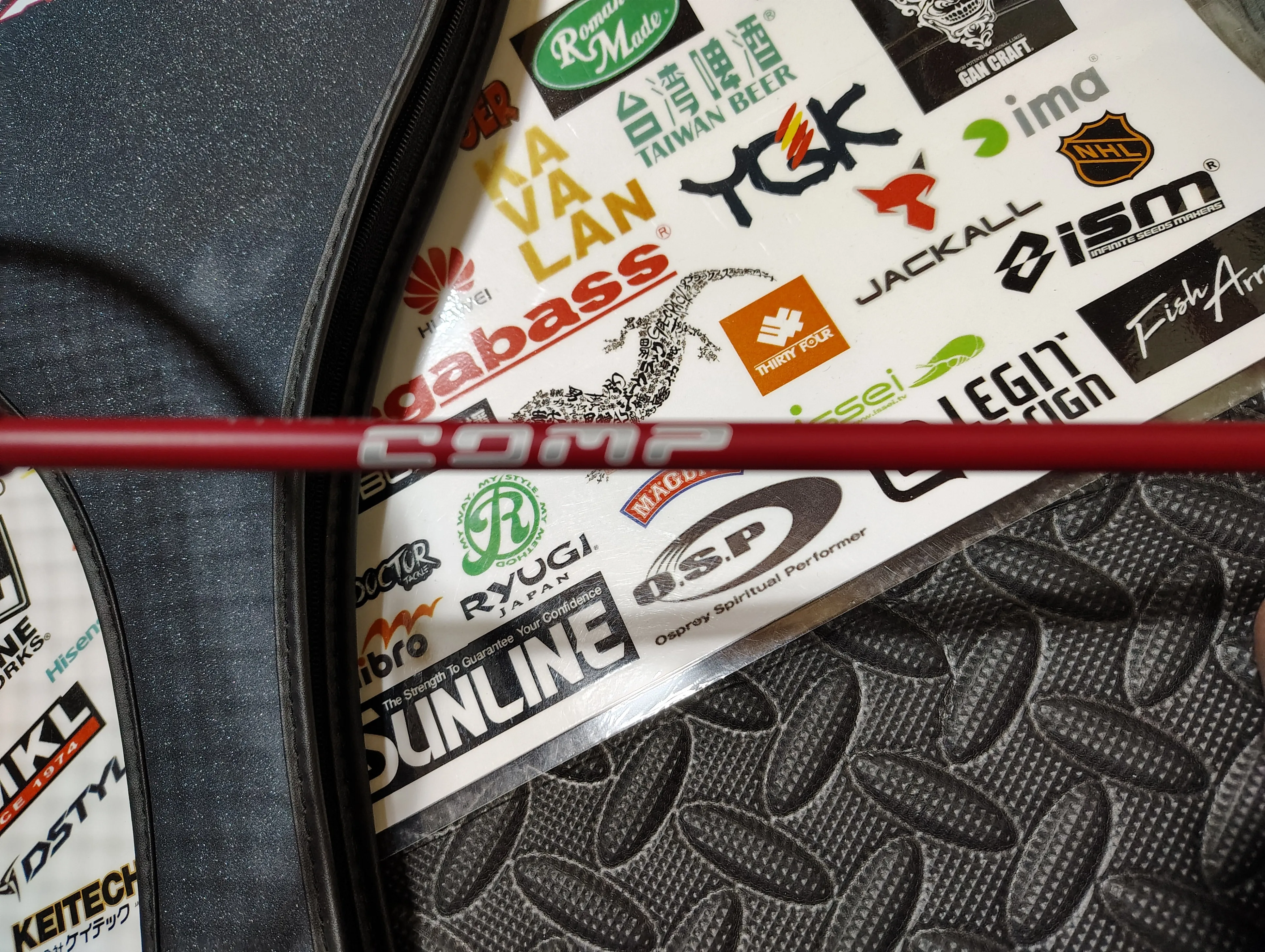 MINT (USED ONCE) Wilson Titanium COMP Badminton Racquet w Cover image indicator(4)