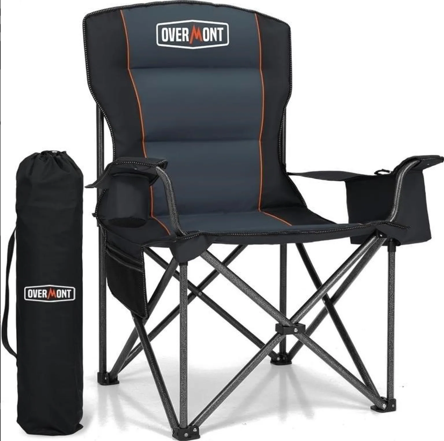 OVERMONT OVERSIZED FOLDING CAMPING CHAIR thumbnail