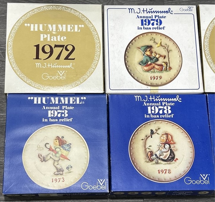 Set of 8 Hummel Annual Plates – 1972 to 1979 (Goebel, Germany) - photo 2