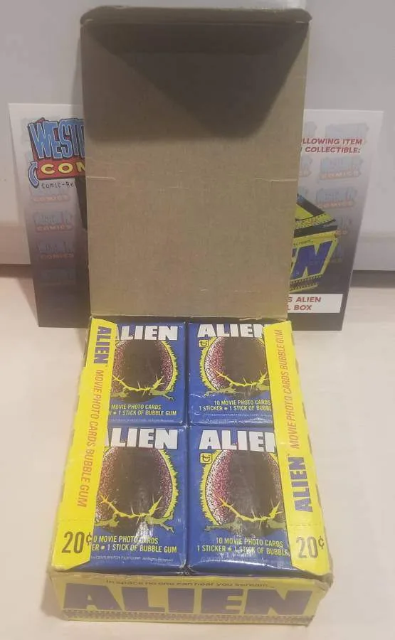 1979 Topps Alien Full Wax Box – 36 Sealed Packs Pedigree Copy image indicator(9)