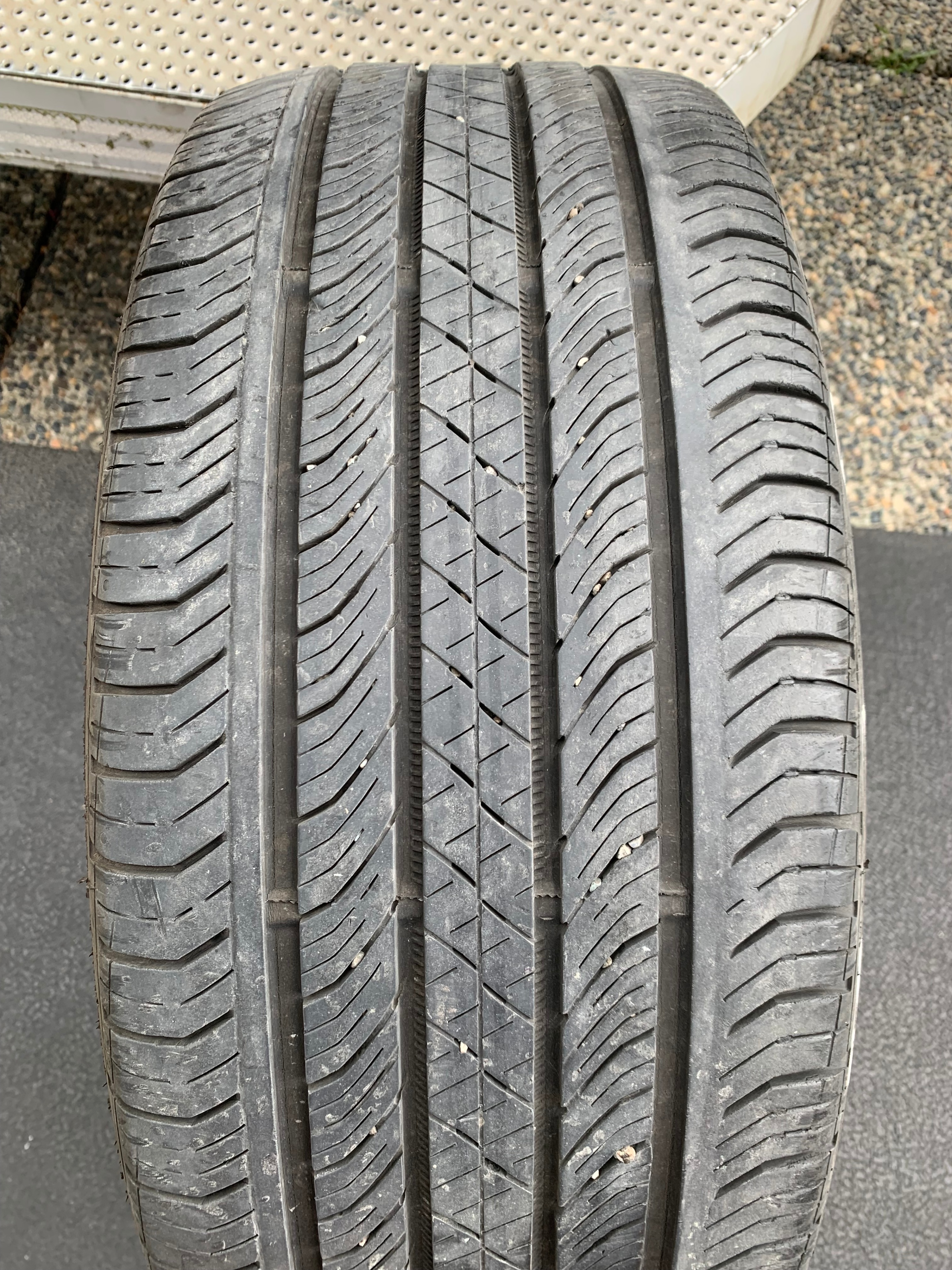1 X single 235/45/18 Continental Pro contact TX with 60% tread