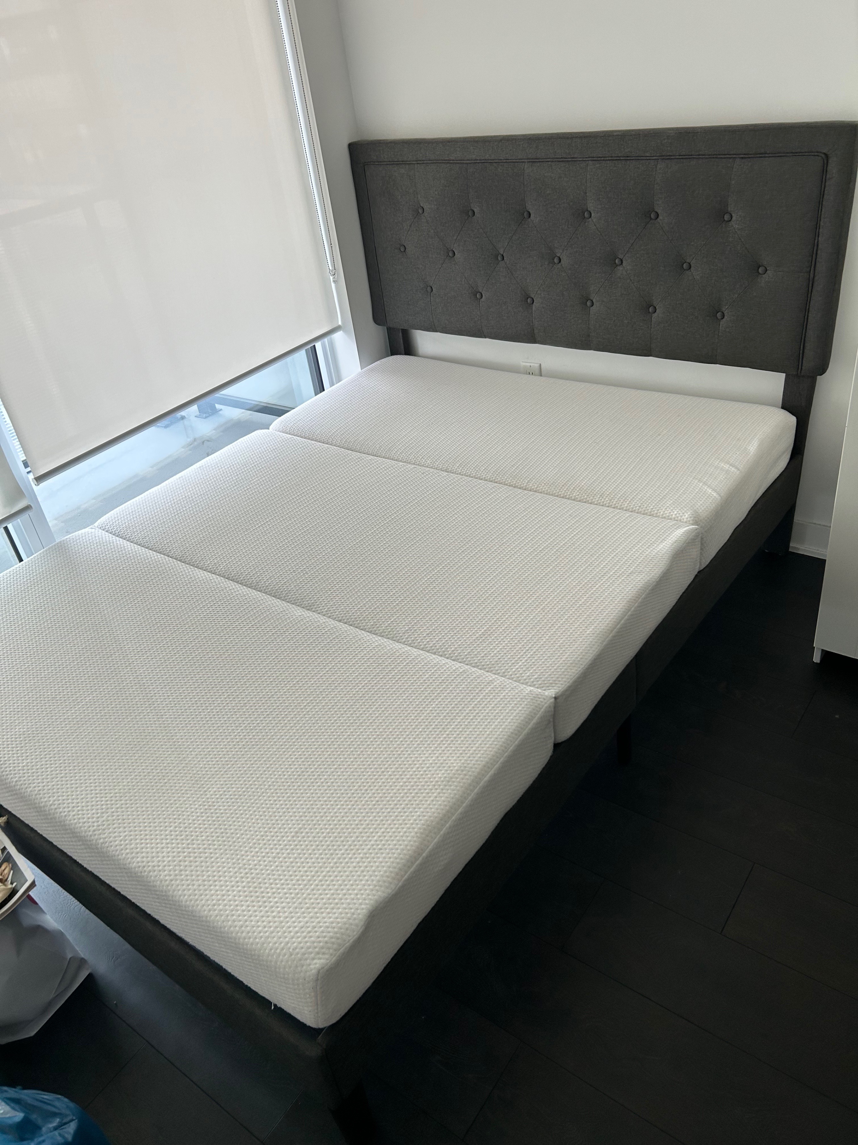 Queen Size Bed Frame & Mattress (Together or Separate)