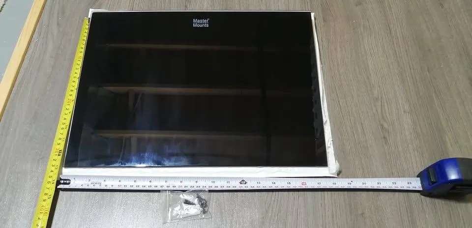 MINT Master Mounts Black Tempered Glass Shelf thumbnail