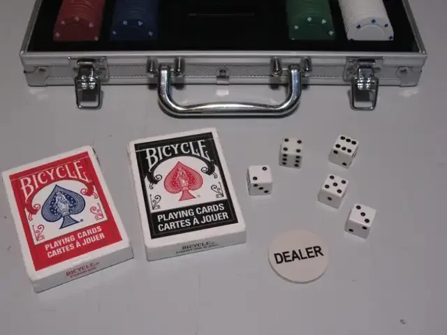BICYCLE 200 plus Pieces Poker Set, LIKE NEW image indicator(5)