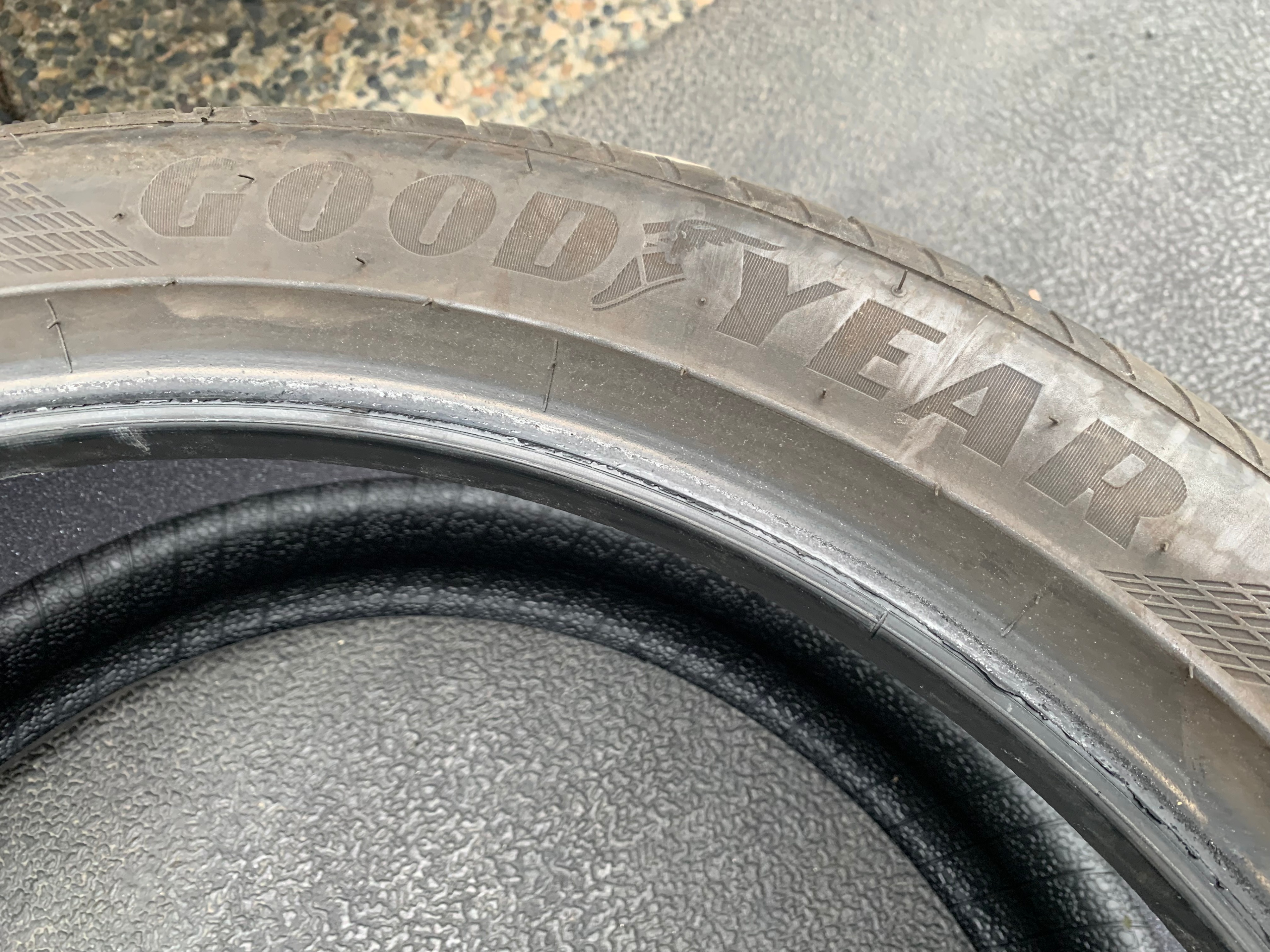 SET of 255/40/20 M+S 101W Goodyear eagle F1 T1 with 60% tread - photo 5
