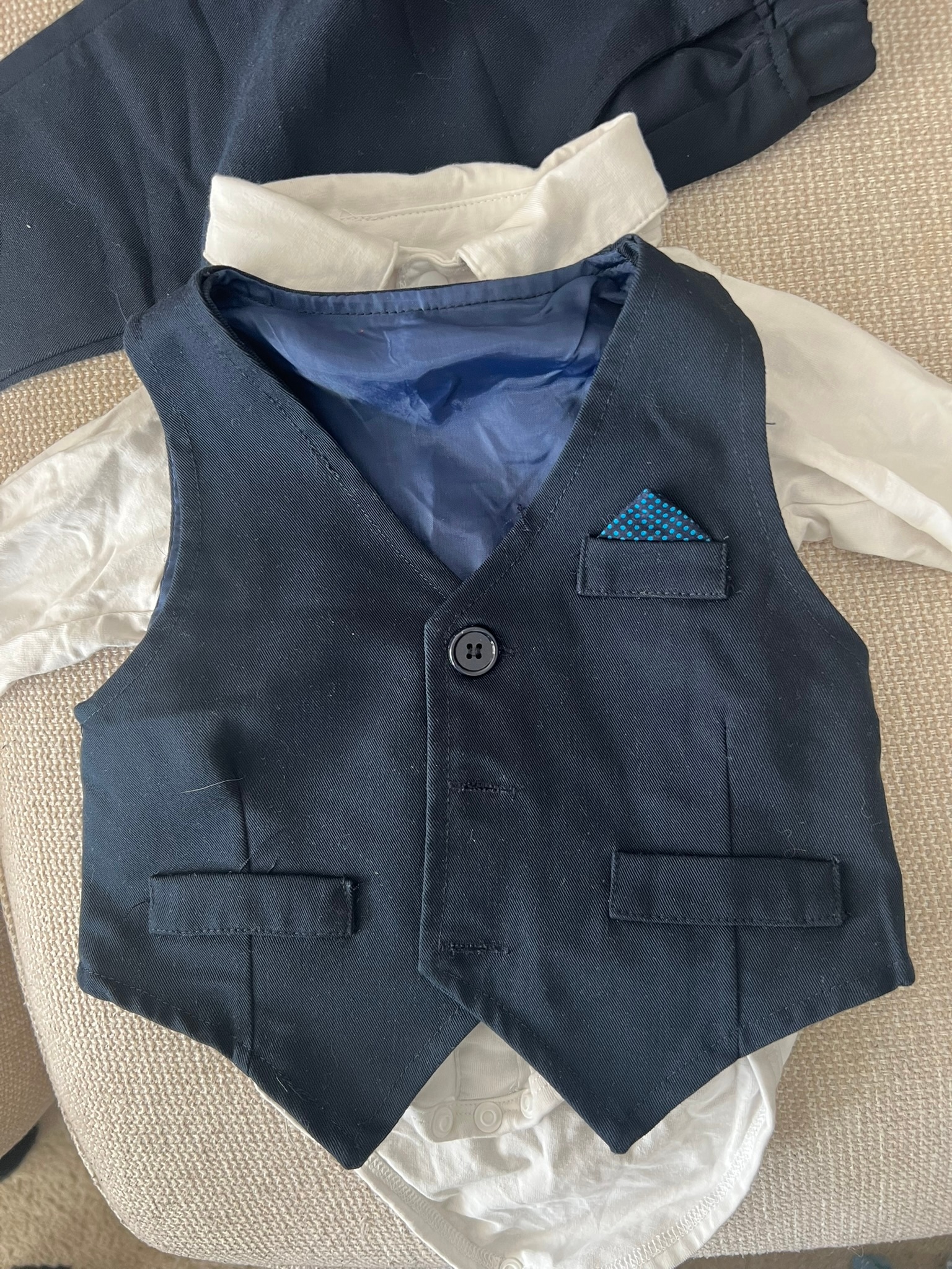 Baby Boy Formal Outfit (6–9 Months) – Includes Shoes - photo 5