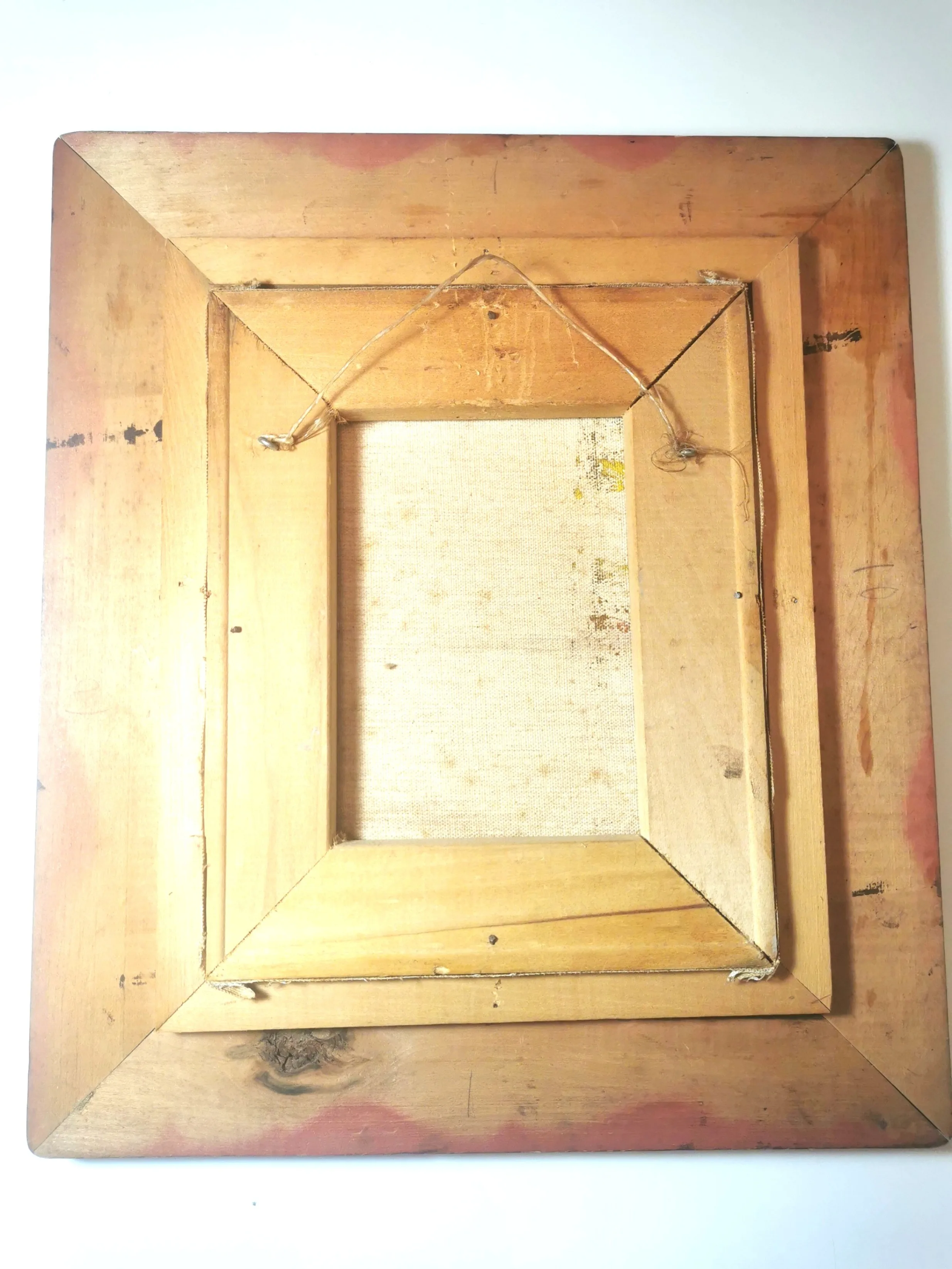 Oil Painting Signed J Green Guilded Wood Frame Black Velvet Trim image indicator(7)