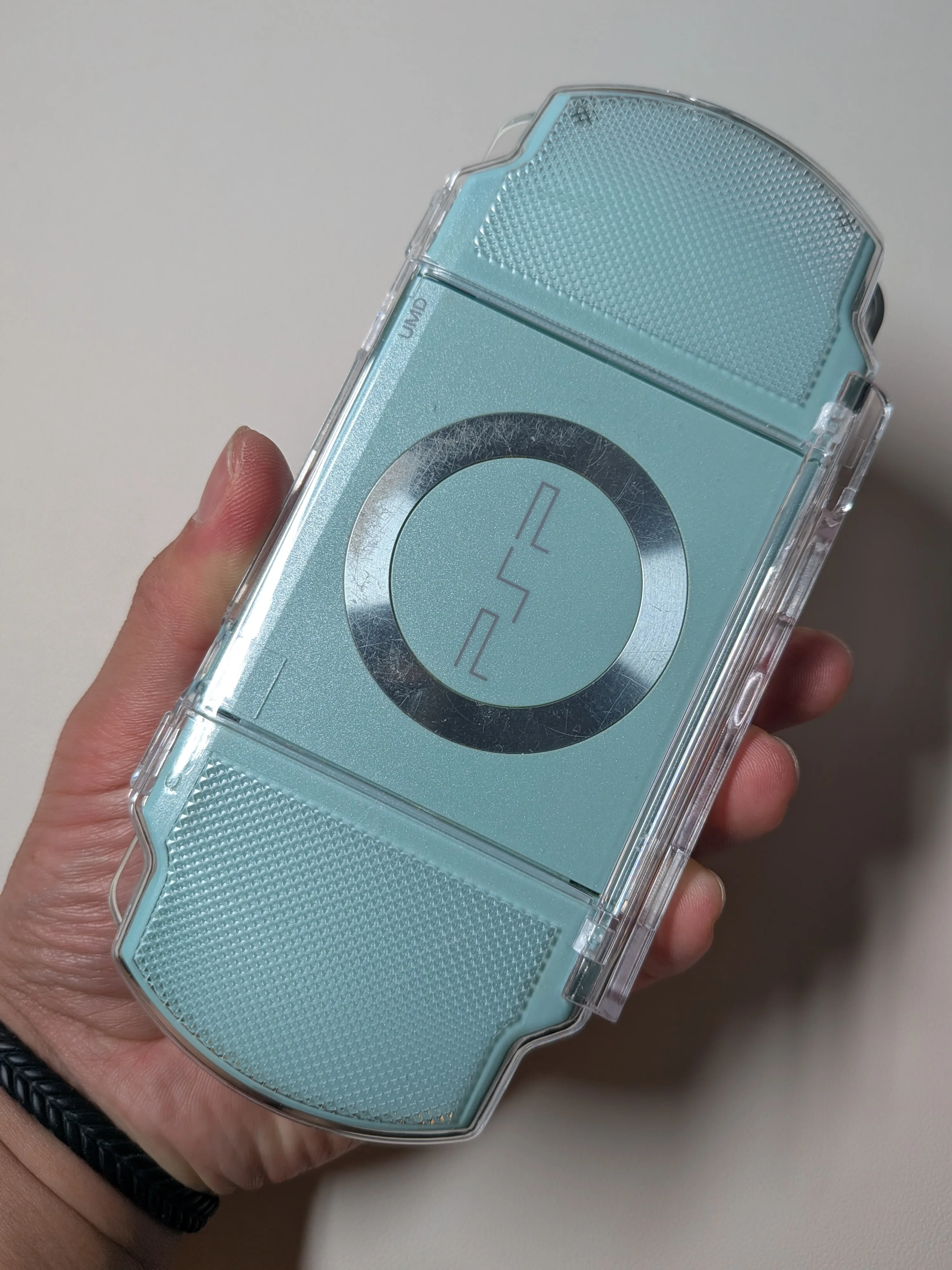 Sony PSP2000 LightGreen Modded image indicator(4)