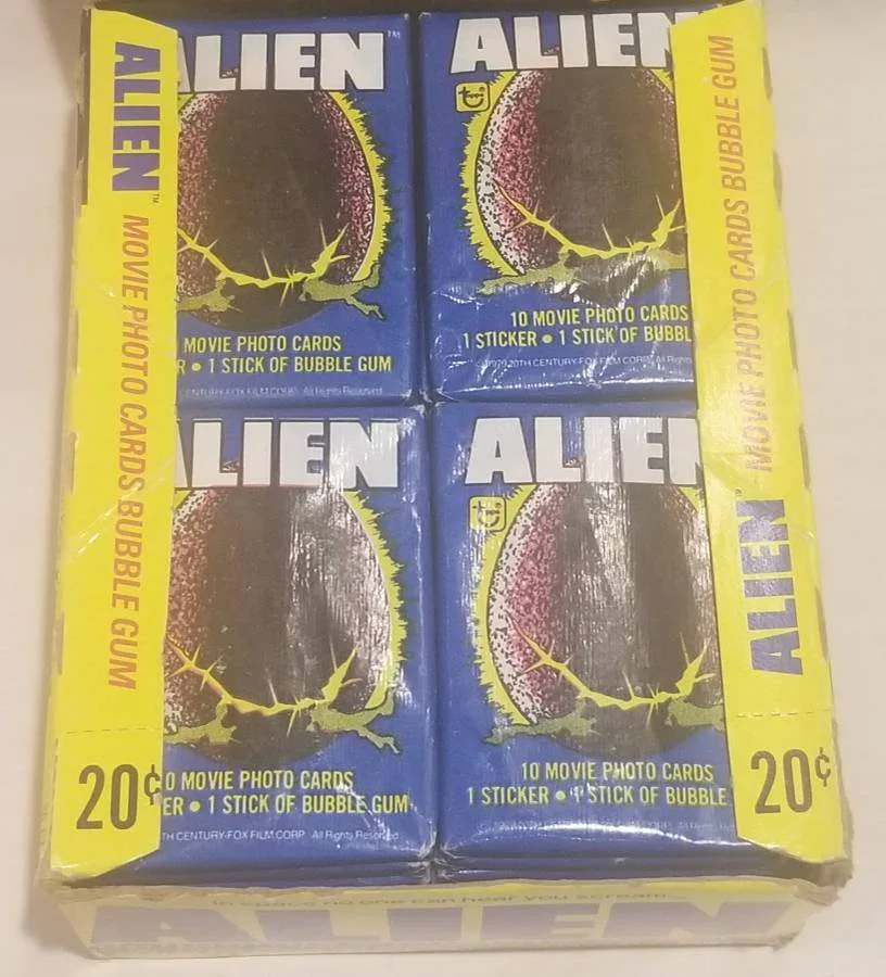 1979 Topps Alien Full Wax Box – 36 Sealed Packs Pedigree Copy image indicator(10)