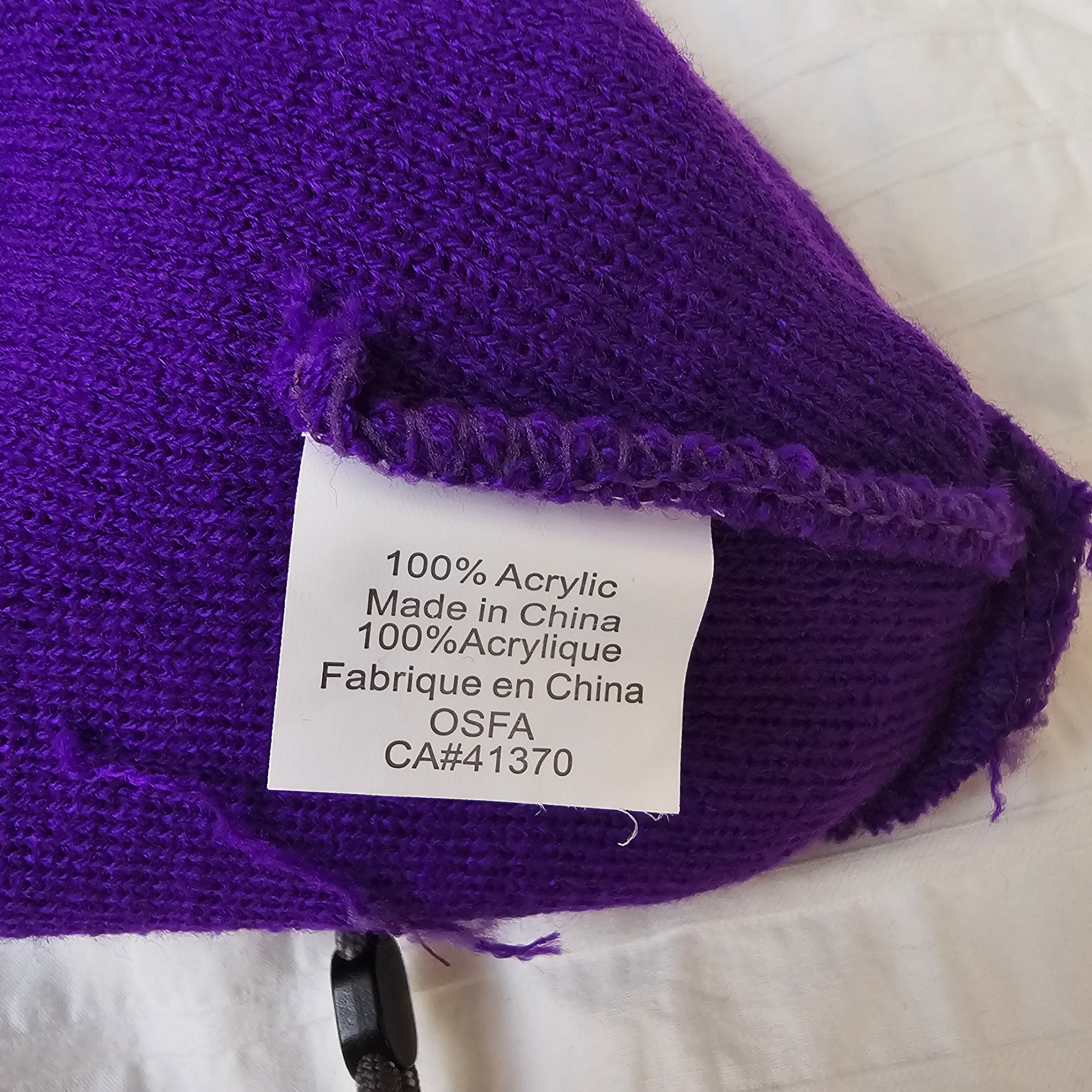NWOT Volare x Cucci Beanie - Purple - photo 3